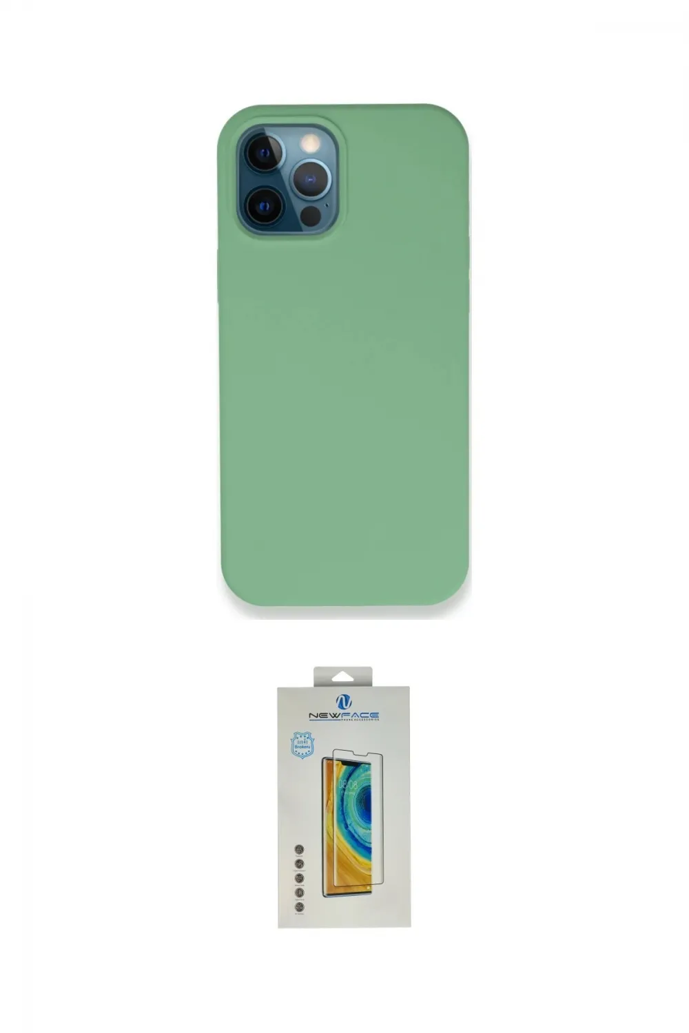 ieg™ iPhone 12 Pro Kılıf Zirve Modern Özel Seri - Siyah Polymer Nano Ekran Koruyucu
