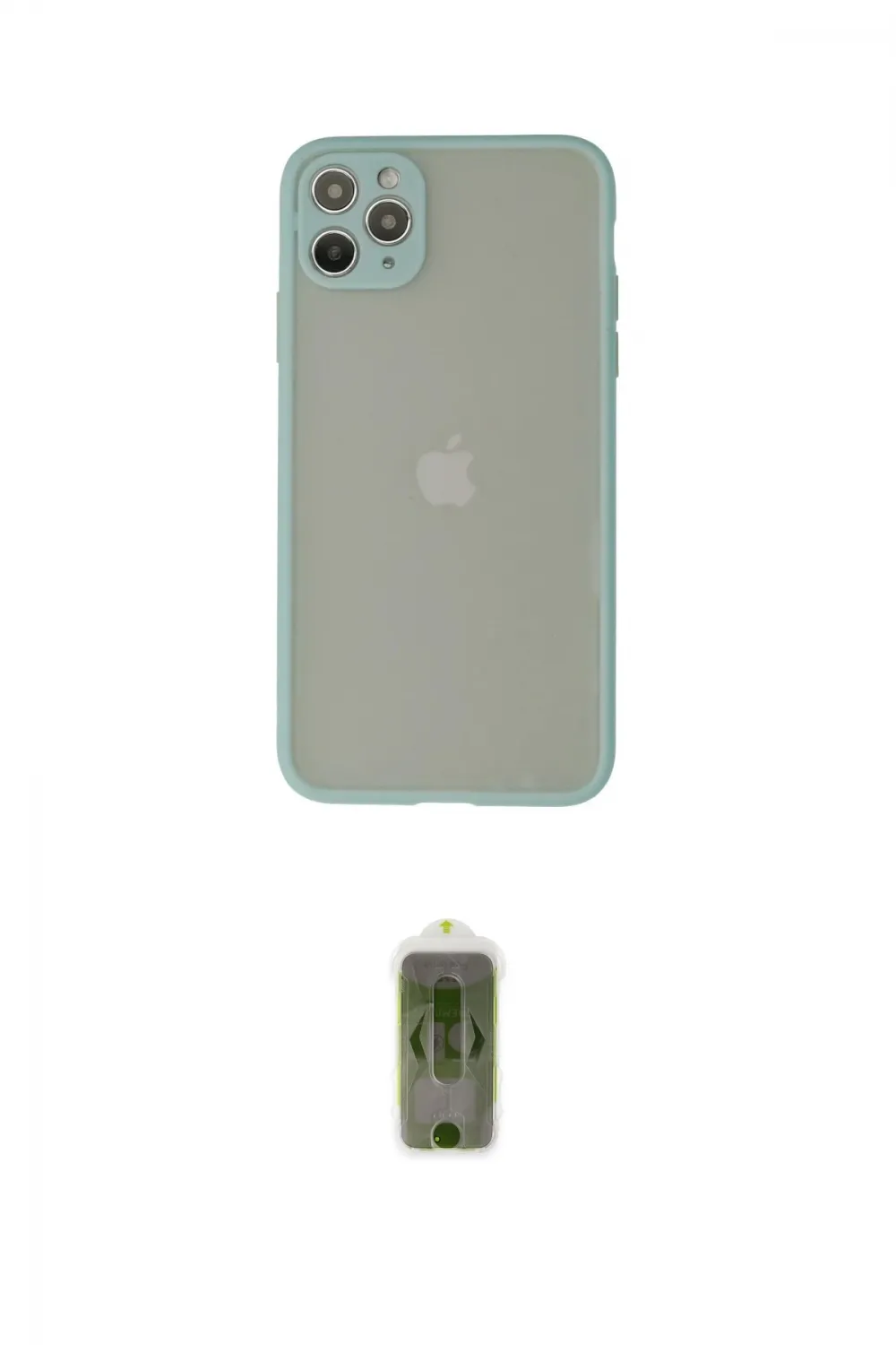 ieg™ iPhone 12 Pro Max Kılıf Ahenk Çizgi Serisi - Siyah Joko Magic 5D Hayalet Cam