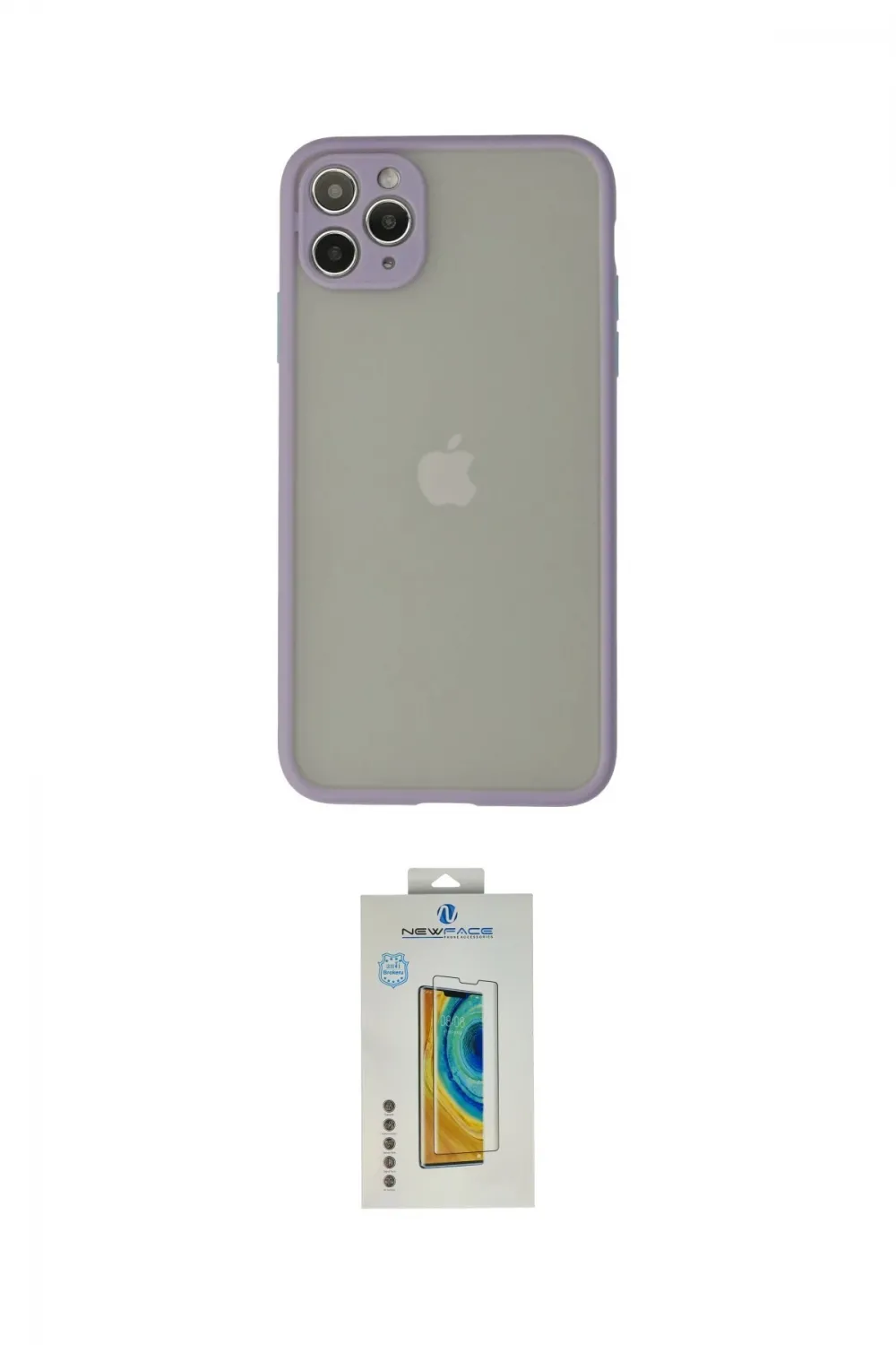 ieg™ iPhone 12 Pro Max Kılıf Ahenk Çizgi Serisi - Siyah Polymer Nano Ekran Koruyucu
