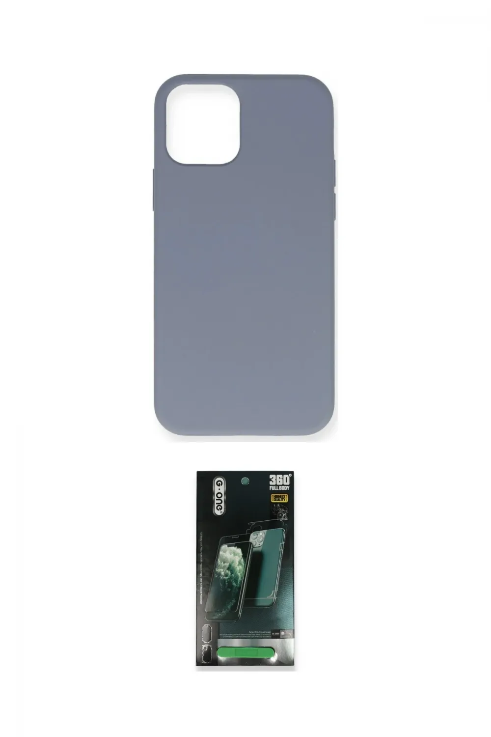 ieg™ iPhone 12 Pro Max Kılıf Ahenk Serisi - Şeffaf 360 Full Body Arka Koruyucu