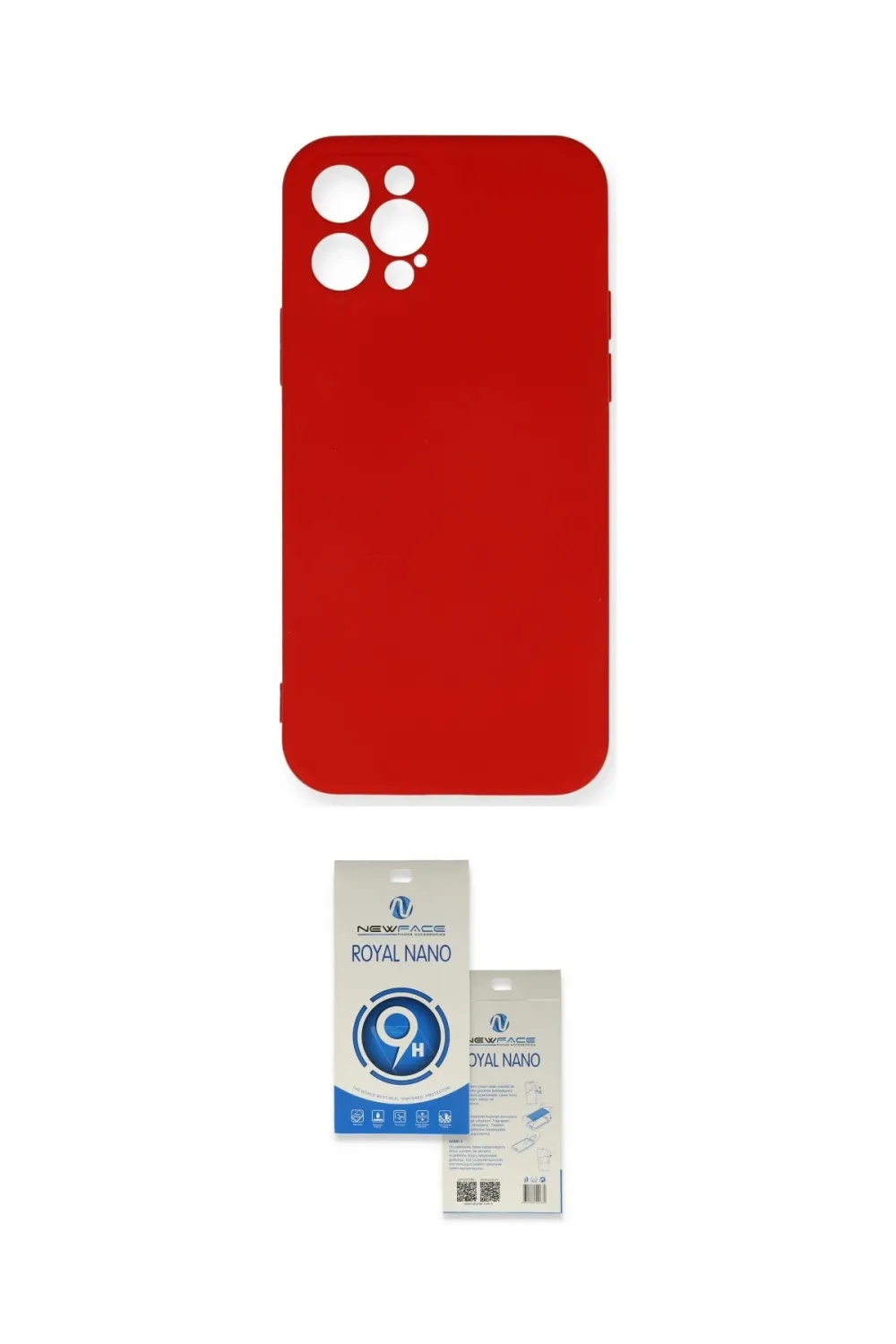 ieg™ iPhone 12 Pro Max Kılıf Ahenk Serisi - Şeffaf Royal Nano Ekran Koruyucu