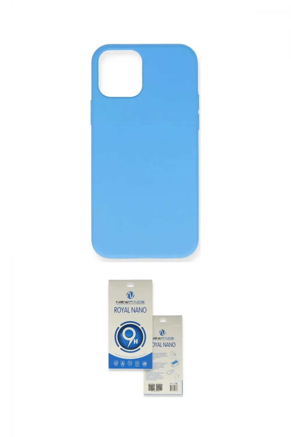 ieg™ iPhone 12 Pro Max Kılıf Ahenk Serisi - Şeffaf Royal Nano Ekran Koruyucu