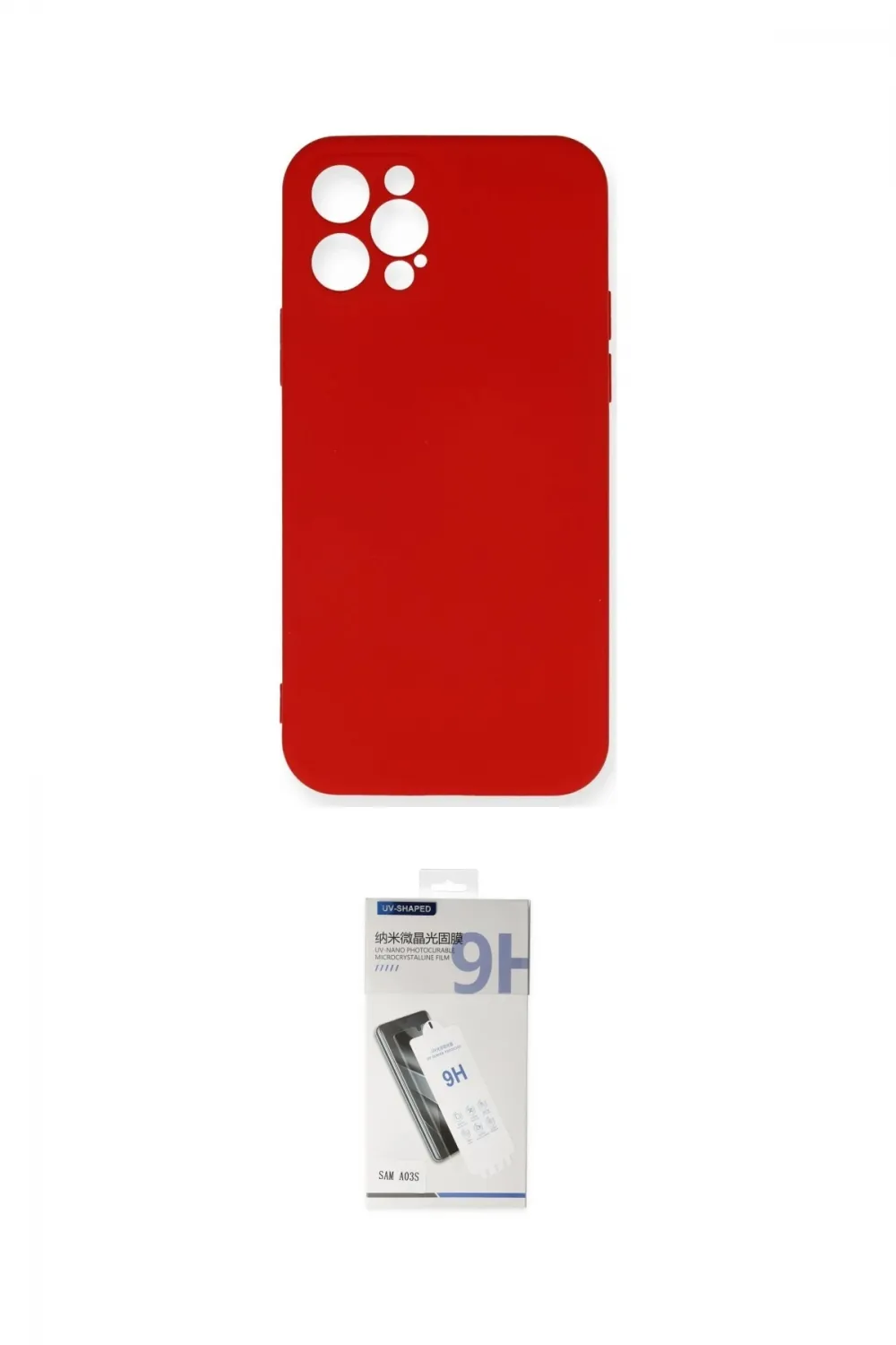 ieg™ iPhone 12 Pro Max Kılıf Ahenk Serisi - Şeffaf Uv Polymer Nano Ekran Koruyucu