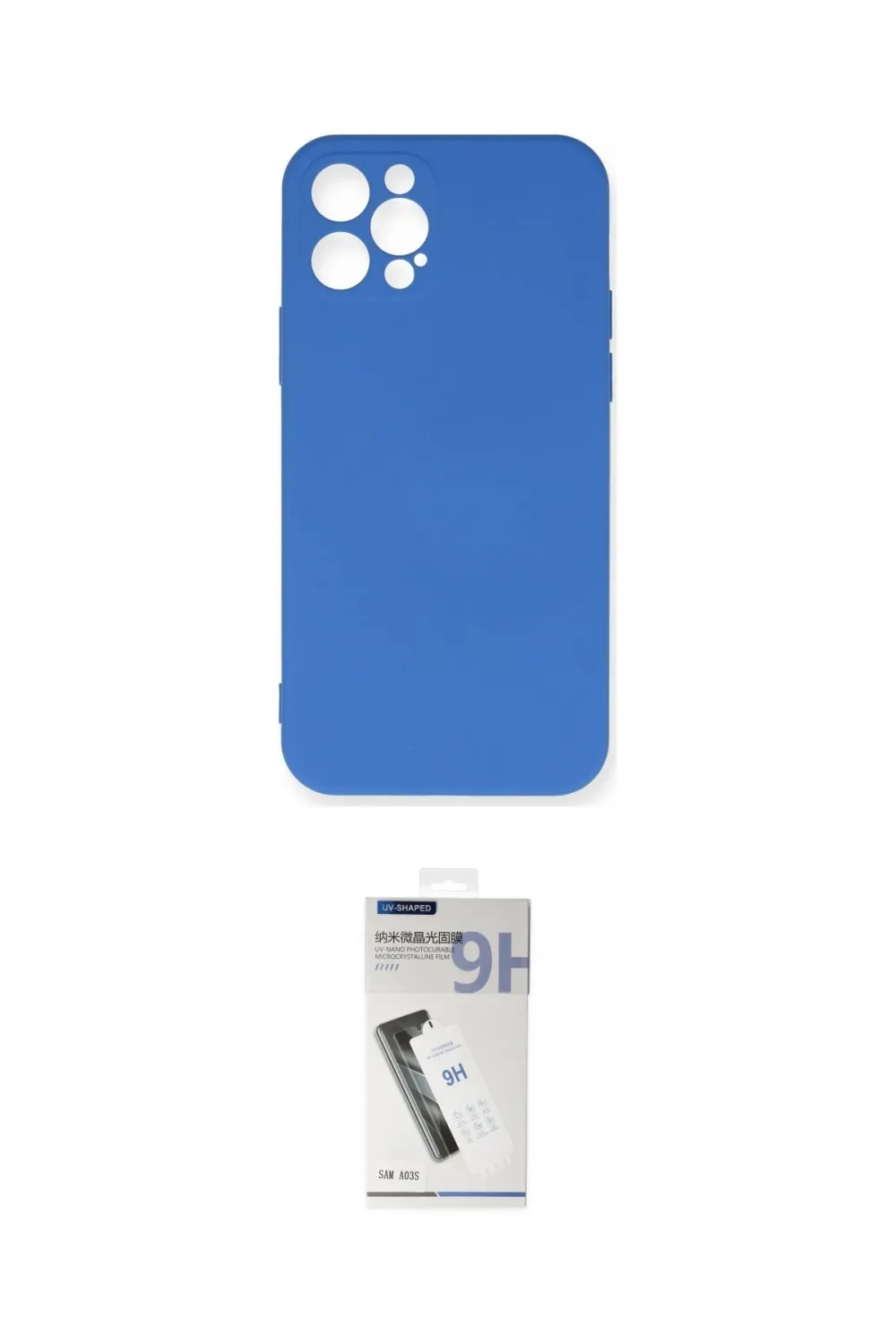 ieg™ iPhone 12 Pro Max Kılıf Ahenk Serisi - Şeffaf Uv Polymer Nano Ekran Koruyucu