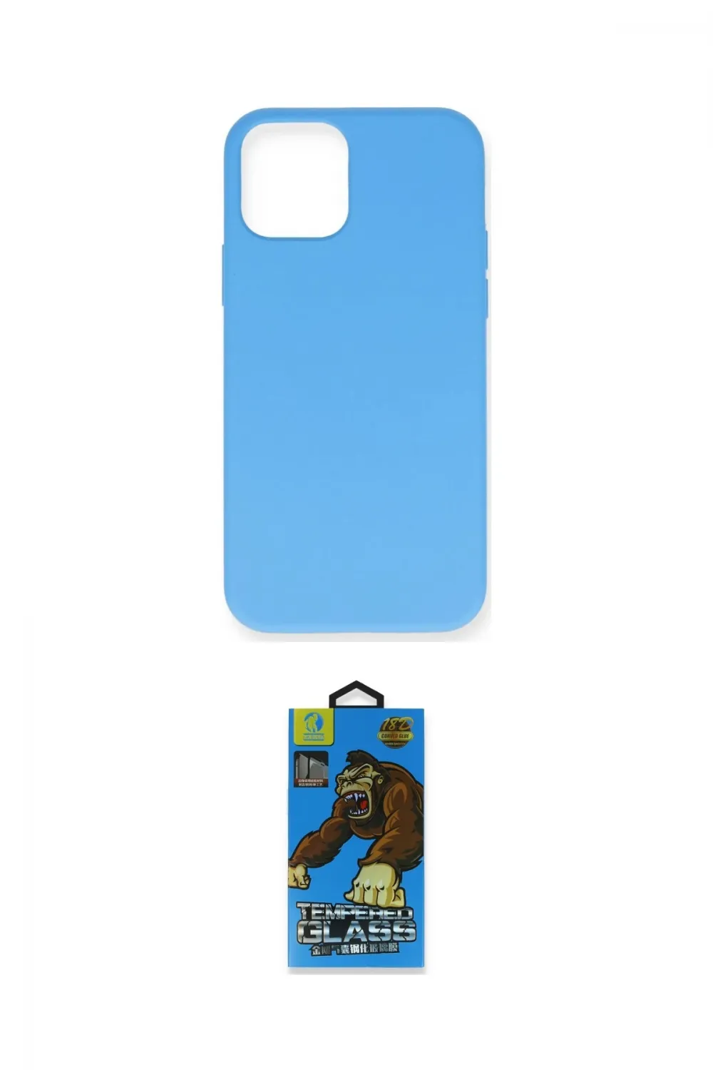 ieg™ iPhone 12 Pro Max Kılıf Ahenk Serisi - Siyah 18D Cam Ekran Koruyucu