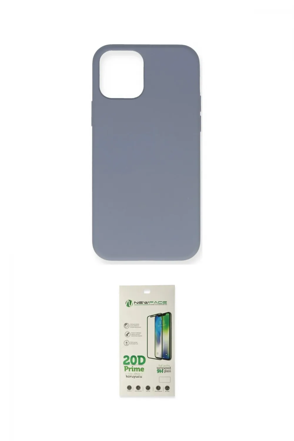 ieg™ iPhone 12 Pro Max Kılıf Ahenk Serisi - Siyah 20D Premium Cam Ekran Koruyucu