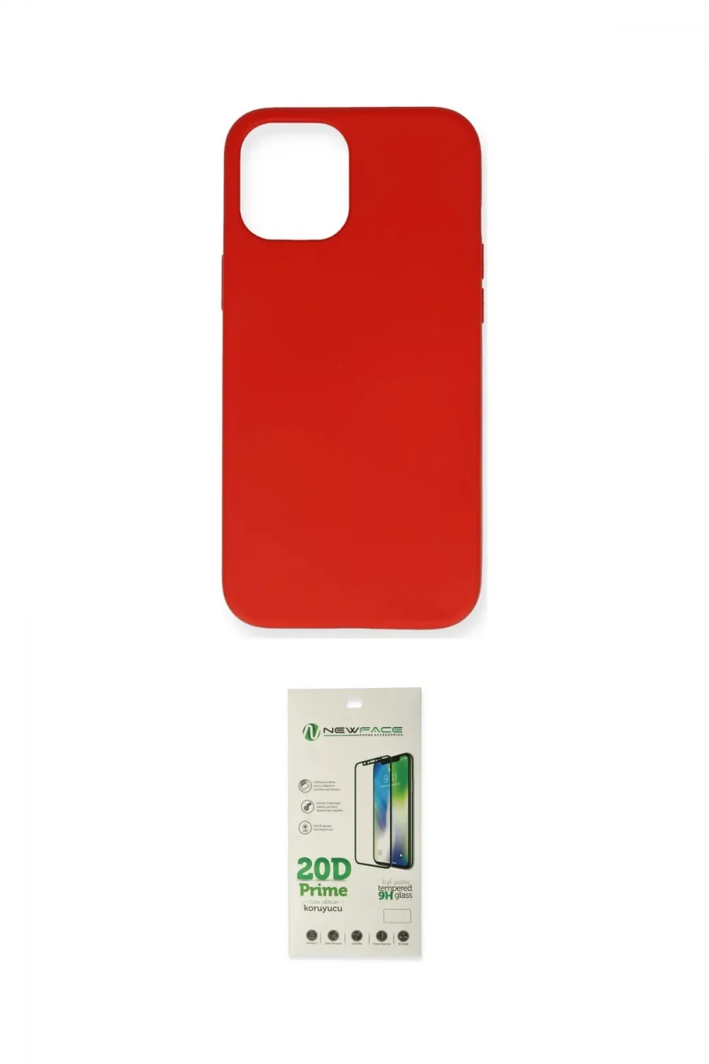 ieg™ iPhone 12 Pro Max Kılıf Ahenk Serisi - Siyah 20D Premium Cam Ekran Koruyucu
