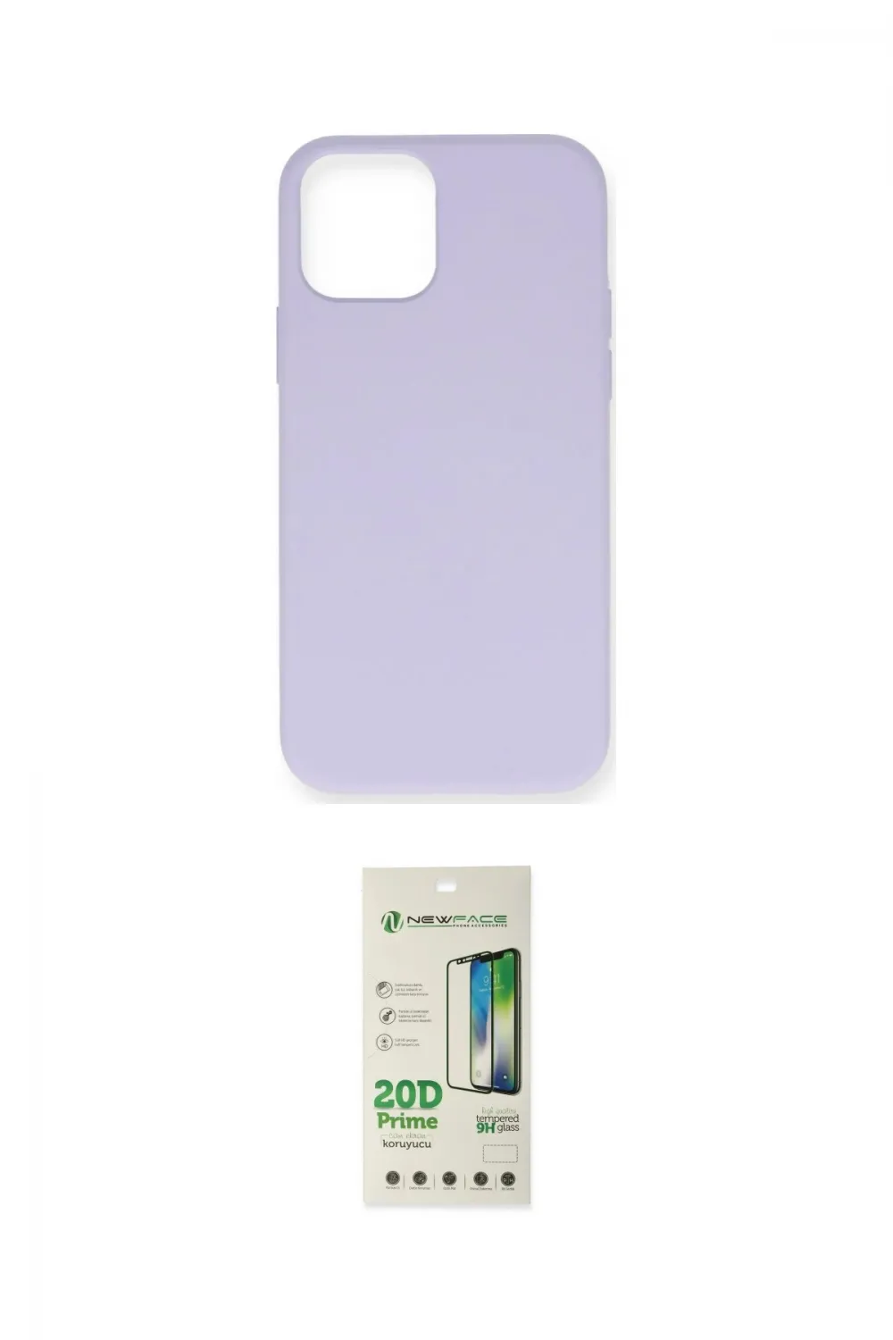 ieg™ iPhone 12 Pro Max Kılıf Ahenk Serisi - Siyah 20D Premium Cam Ekran Koruyucu