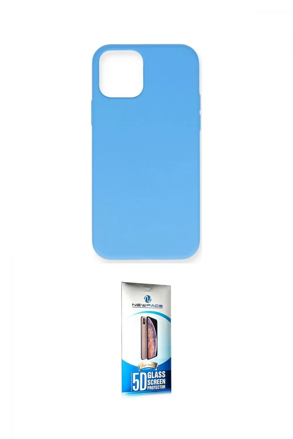 ieg™ iPhone 12 Pro Max Kılıf Ahenk Serisi - Siyah 5D Eko Cam Ekran Koruyucu