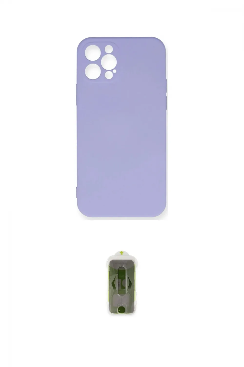 ieg™ iPhone 12 Pro Max Kılıf Ahenk Serisi - Siyah Joko Magic 5D Hayalet Cam