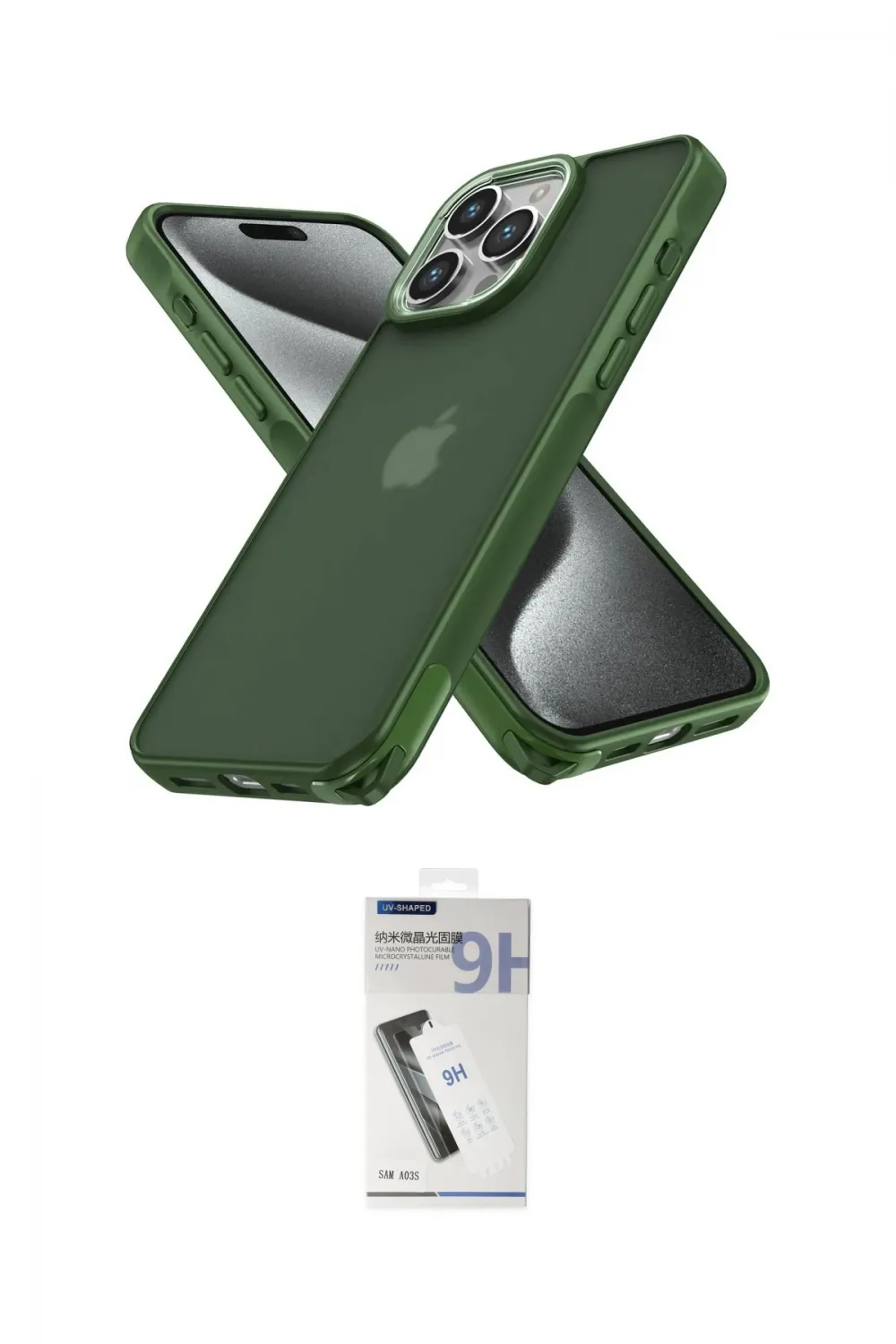 ieg™ iPhone 12 Pro Max Kılıf Atlas Form - Şeffaf Uv Polymer Nano Ekran Koruyucu