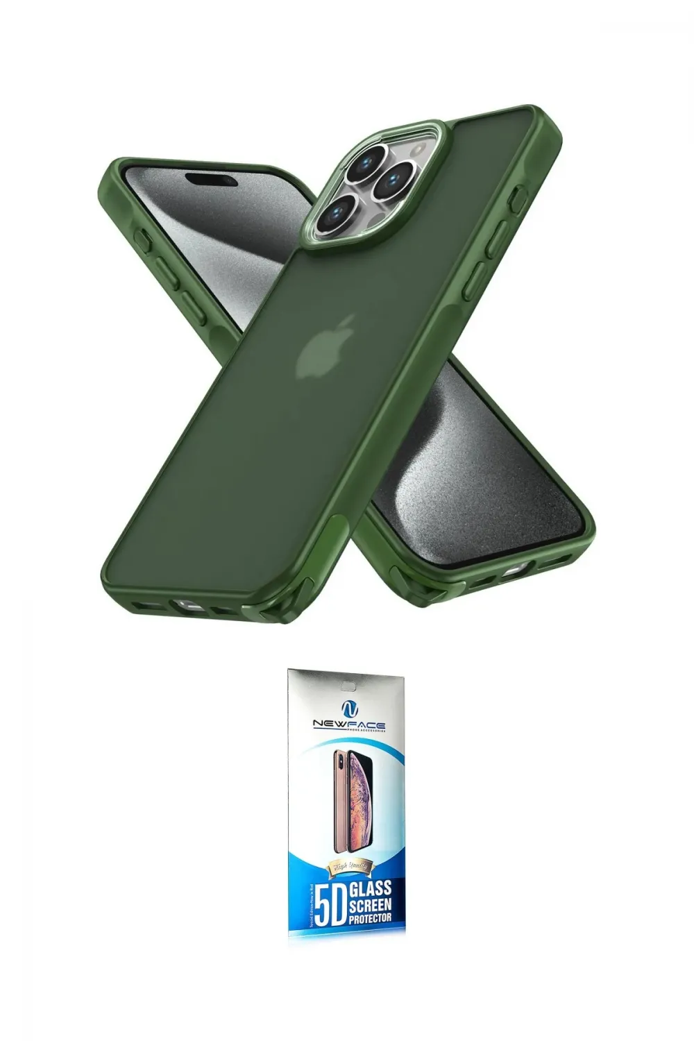 ieg™ iPhone 12 Pro Max Kılıf Atlas Form - Siyah 5D Eko Cam Ekran Koruyucu