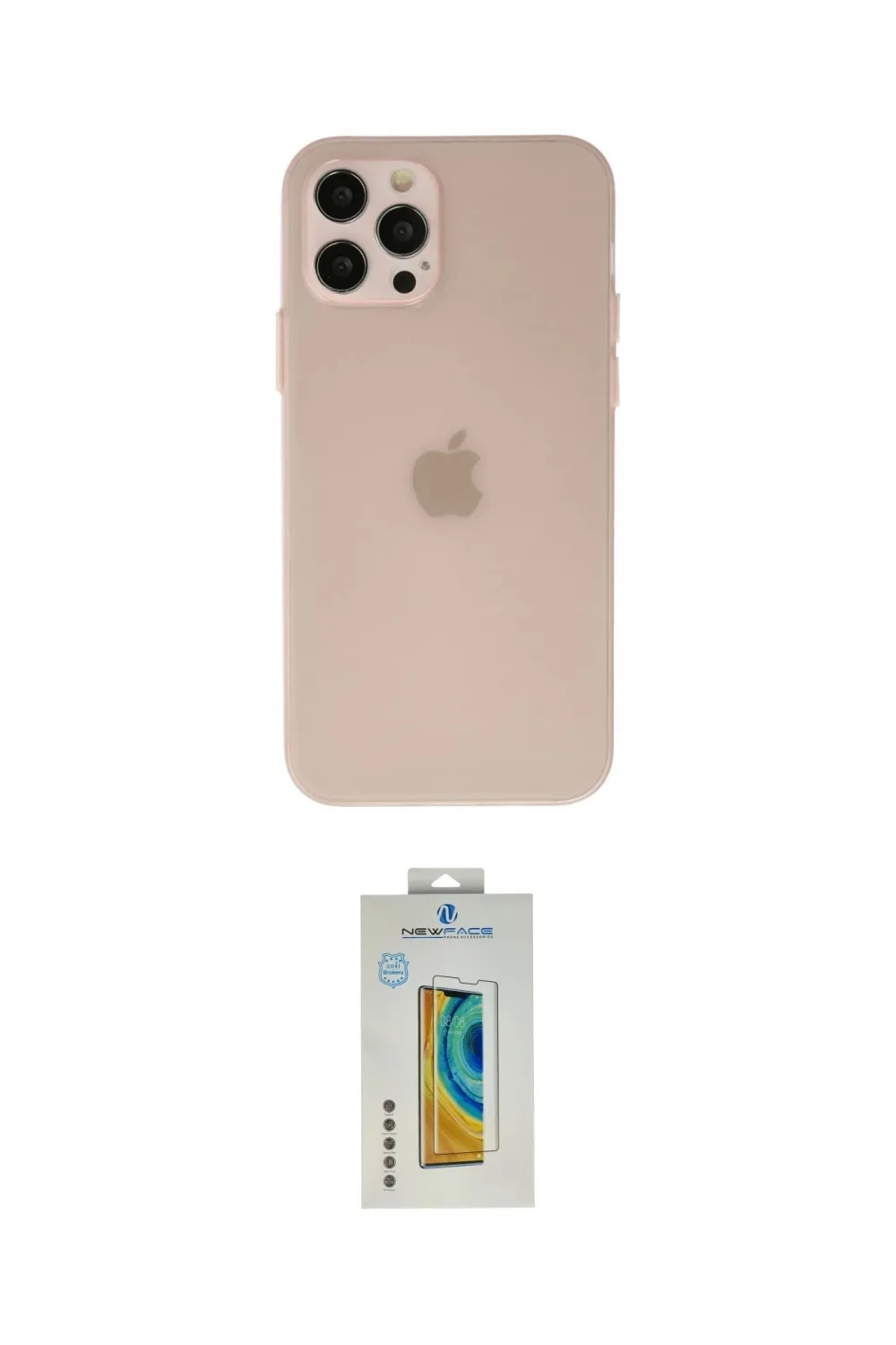 ieg™ iPhone 12 Pro Max Kılıf Atlas Minimal Prime - Siyah Polymer Nano Ekran Koruyucu
