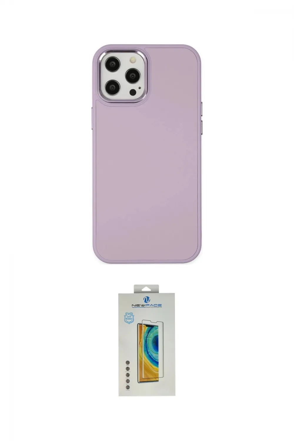 ieg™ iPhone 12 Pro Max Kılıf Çekirdek Çizgi - Siyah Polymer Nano Ekran Koruyucu