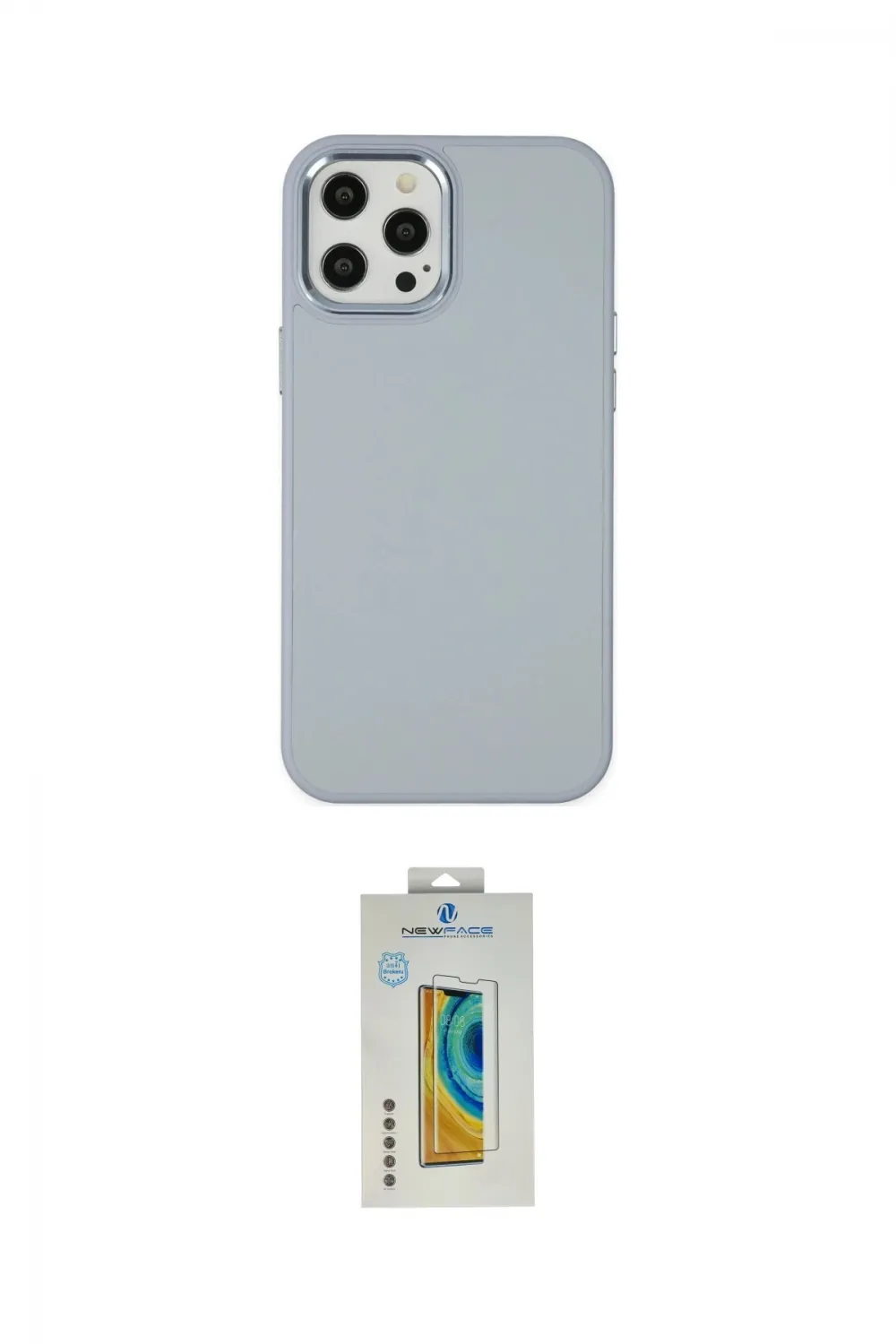ieg™ iPhone 12 Pro Max Kılıf Çekirdek Çizgi - Siyah Polymer Nano Ekran Koruyucu