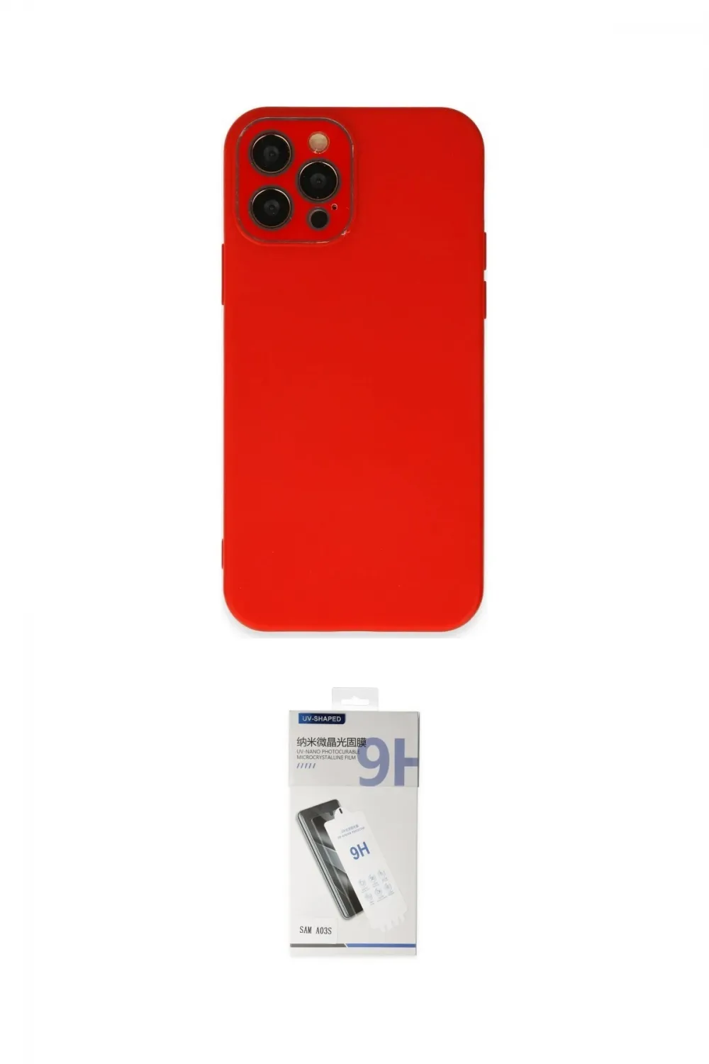 ieg™ iPhone 12 Pro Max Kılıf Çekirdek Modern Serisi - Şeffaf Uv Polymer Nano Ekran Koruyucu