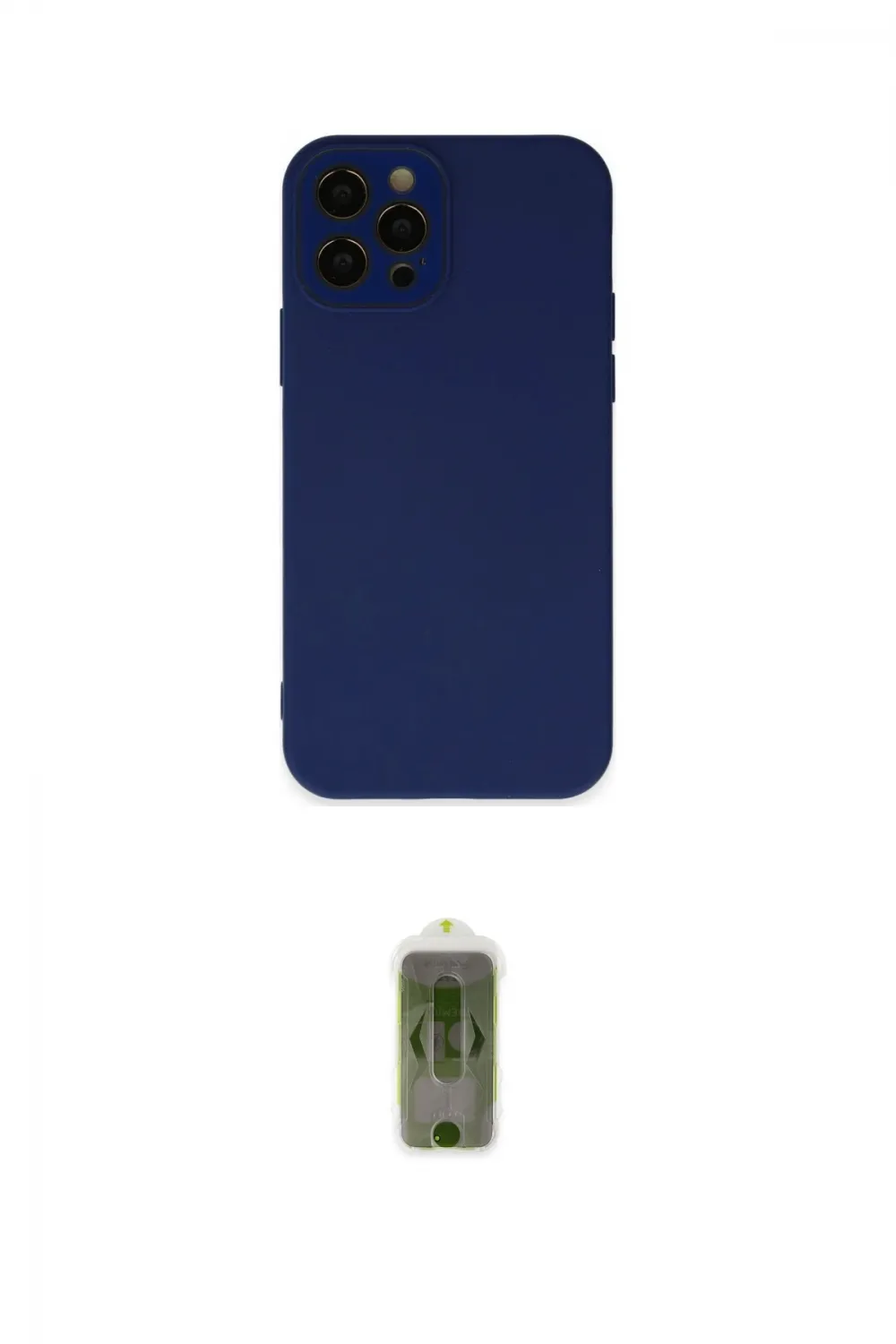 ieg™ iPhone 12 Pro Max Kılıf Çekirdek Modern Serisi - Siyah Joko Magic 5D Hayalet Cam