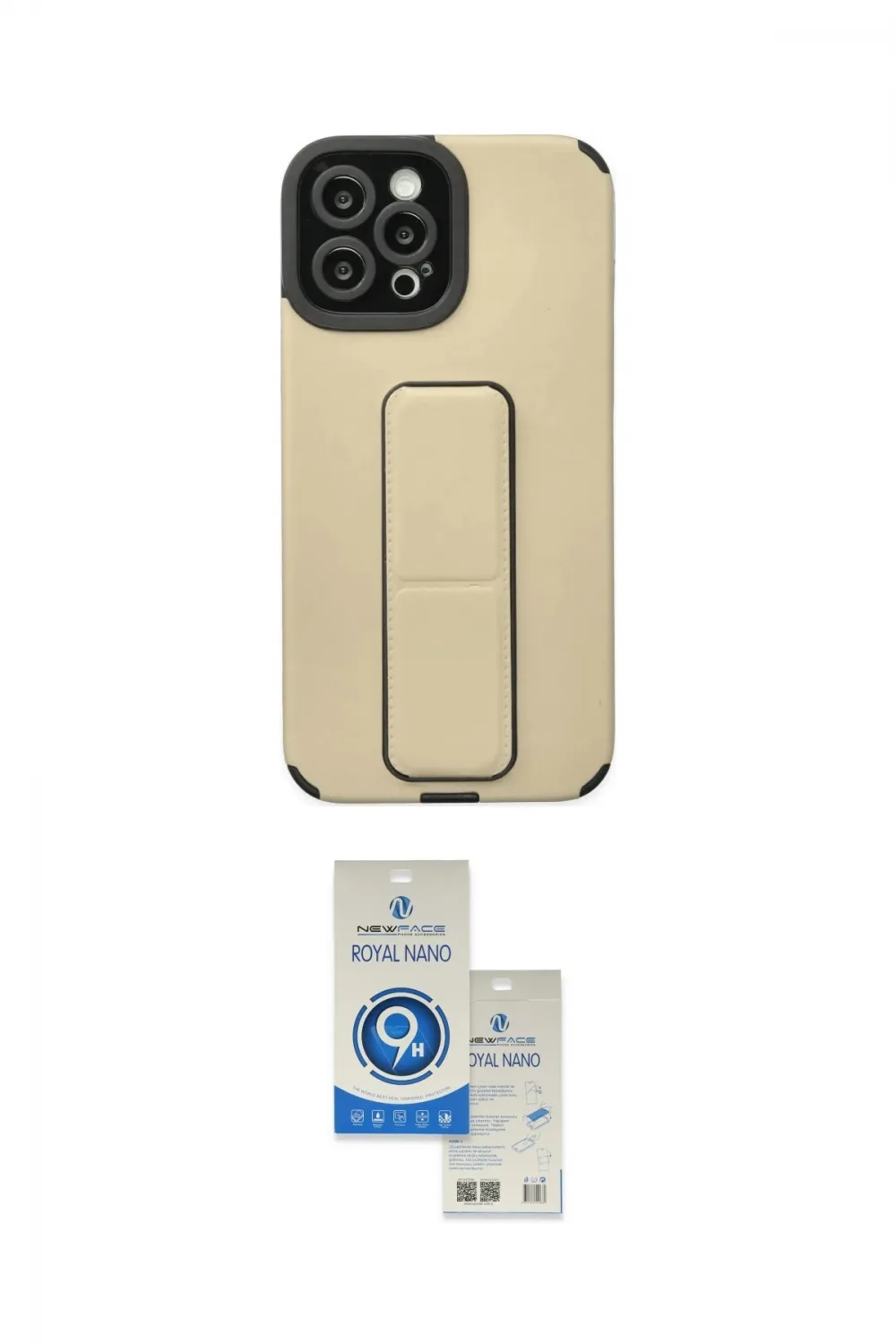ieg™ iPhone 12 Pro Max Kılıf Çekirdek Yansıma - Şeffaf Royal Nano Ekran Koruyucu