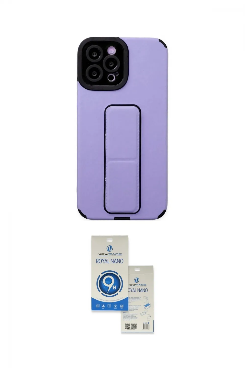 ieg™ iPhone 12 Pro Max Kılıf Çekirdek Yansıma - Şeffaf Royal Nano Ekran Koruyucu