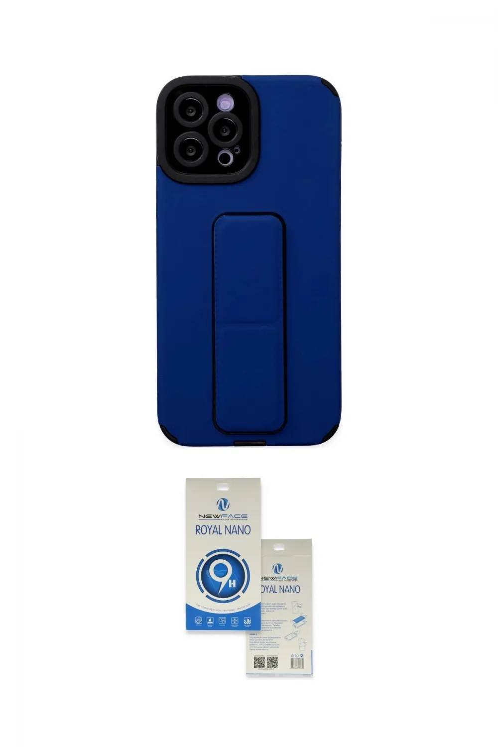 ieg™ iPhone 12 Pro Max Kılıf Çekirdek Yansıma - Şeffaf Royal Nano Ekran Koruyucu