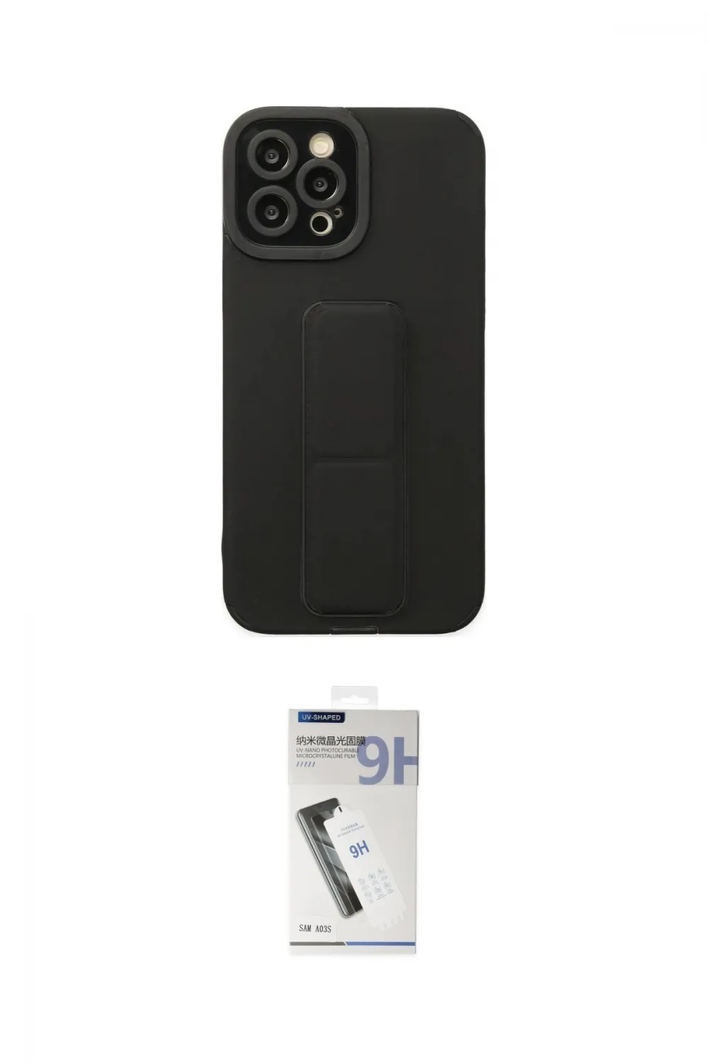 ieg™ iPhone 12 Pro Max Kılıf Çekirdek Yansıma - Şeffaf Uv Polymer Nano Ekran Koruyucu