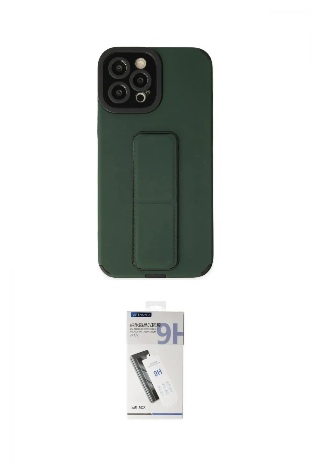 ieg™ iPhone 12 Pro Max Kılıf Çekirdek Yansıma - Şeffaf Uv Polymer Nano Ekran Koruyucu