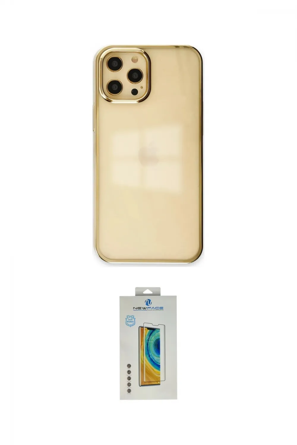ieg™ iPhone 12 Pro Max Kılıf Doruk Doku Prime - Siyah Polymer Nano Ekran Koruyucu