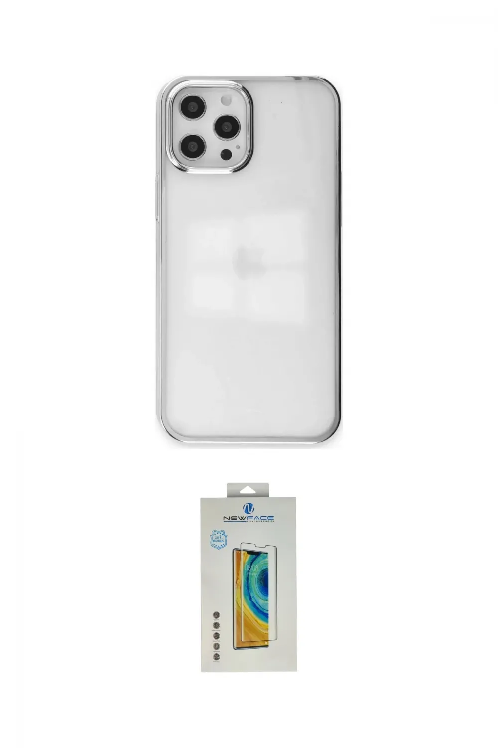 ieg™ iPhone 12 Pro Max Kılıf Doruk Doku Prime - Siyah Polymer Nano Ekran Koruyucu