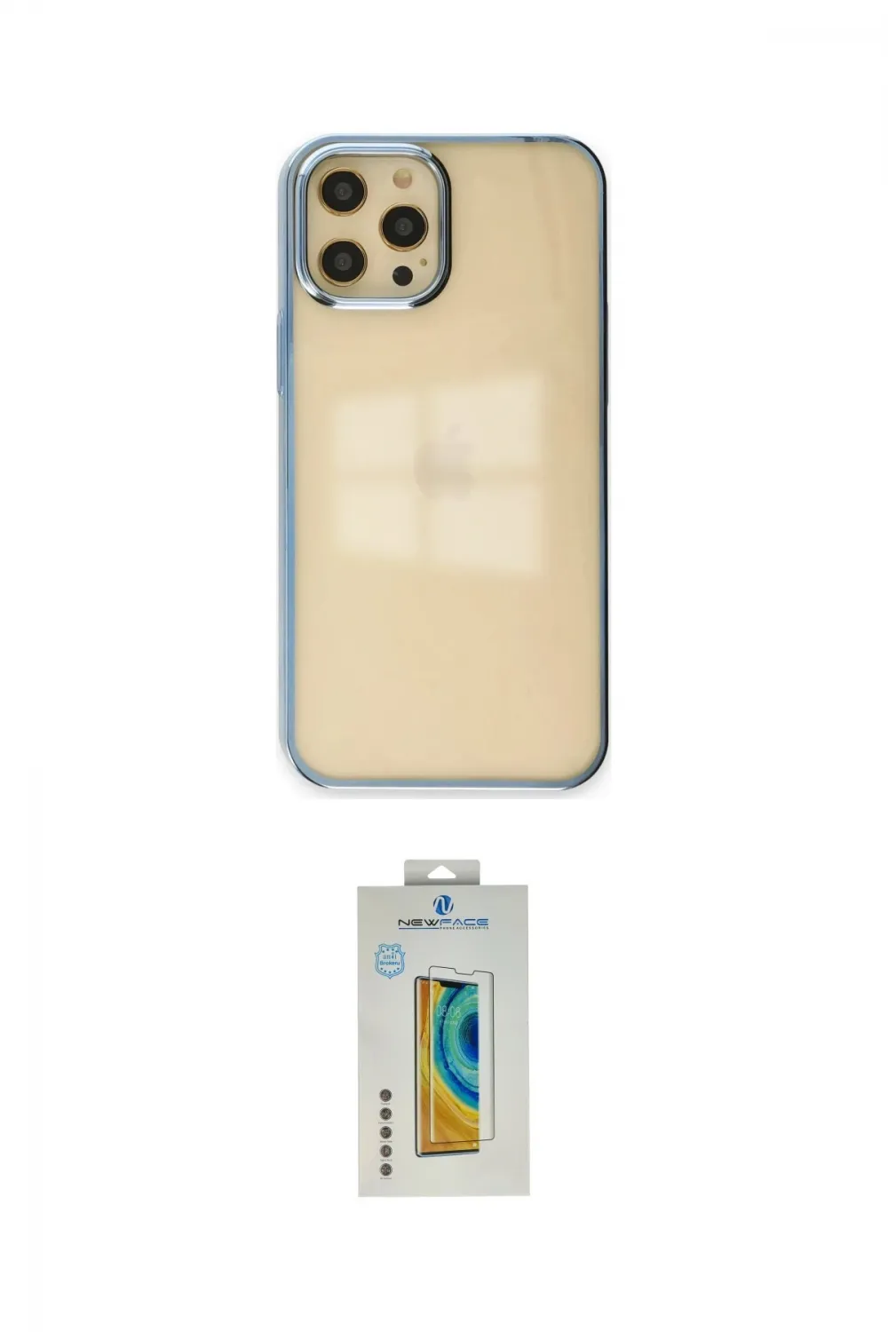 ieg™ iPhone 12 Pro Max Kılıf Doruk Doku Prime - Siyah Polymer Nano Ekran Koruyucu