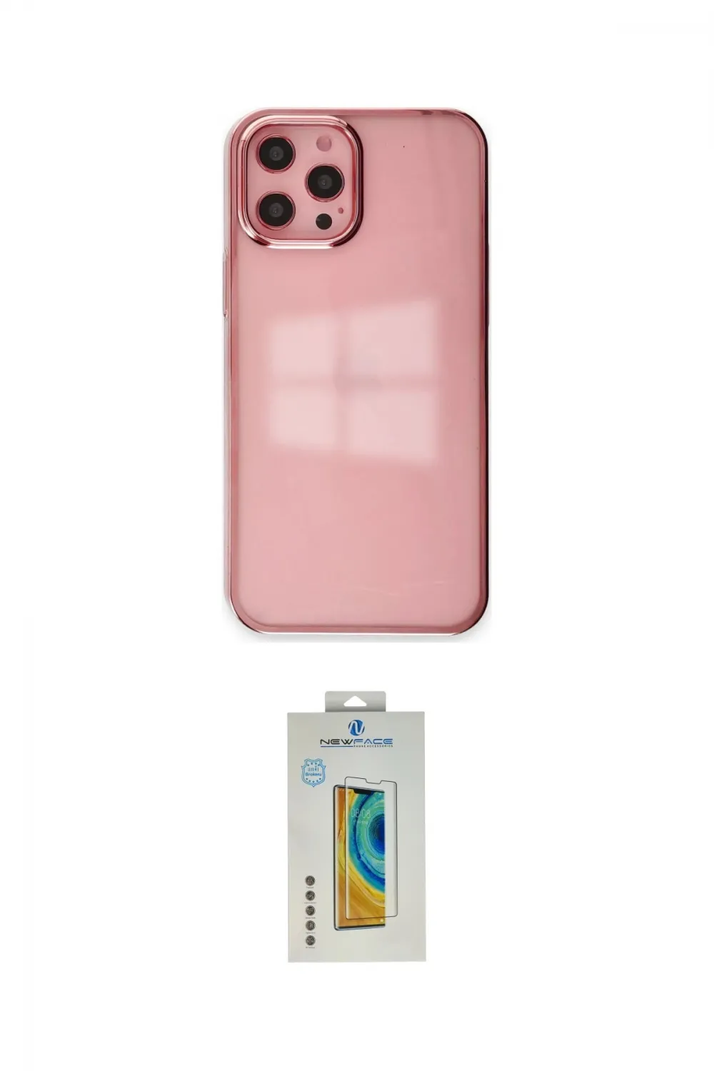 ieg™ iPhone 12 Pro Max Kılıf Doruk Doku Prime - Siyah Polymer Nano Ekran Koruyucu