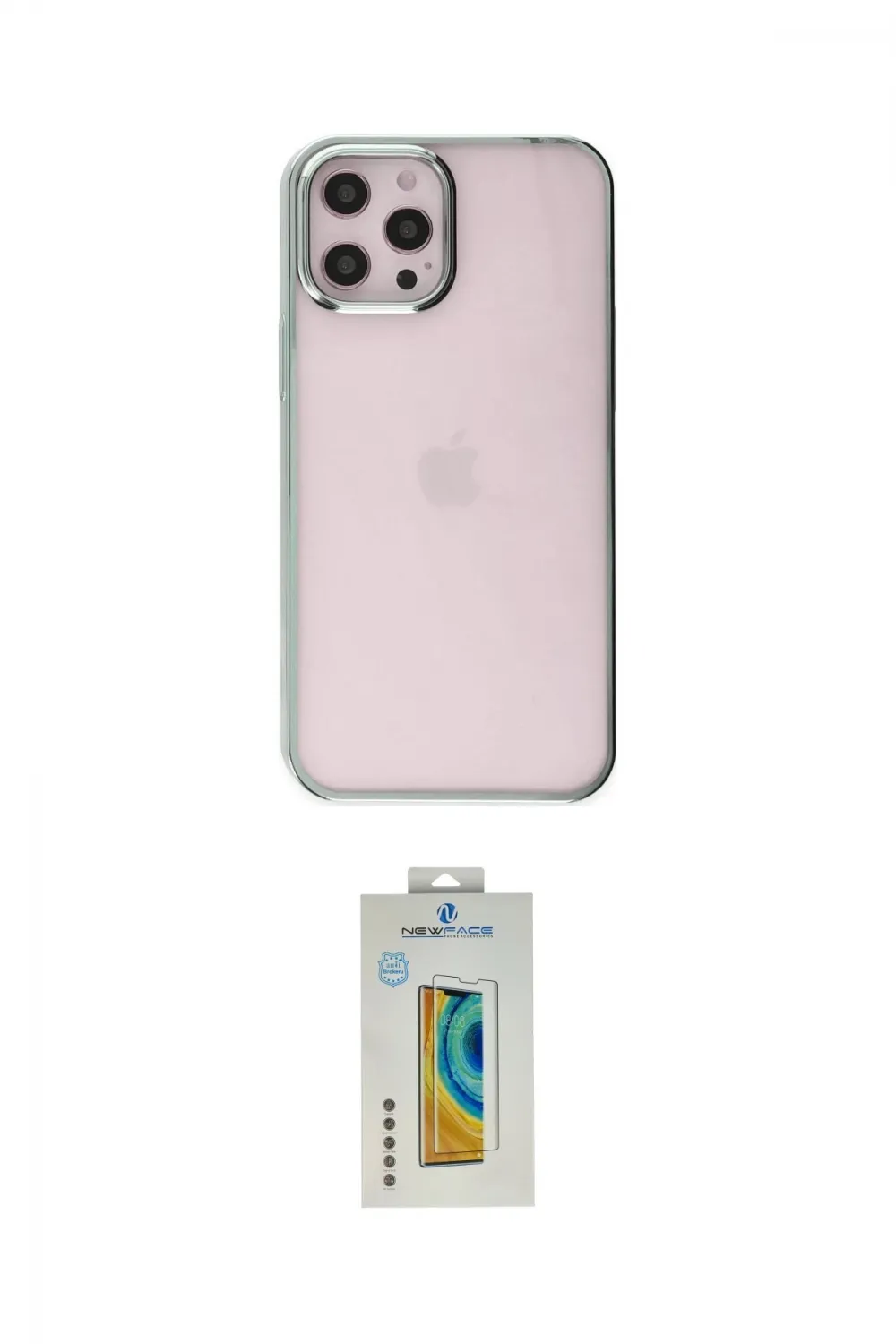 ieg™ iPhone 12 Pro Max Kılıf Doruk Doku Prime - Siyah Polymer Nano Ekran Koruyucu