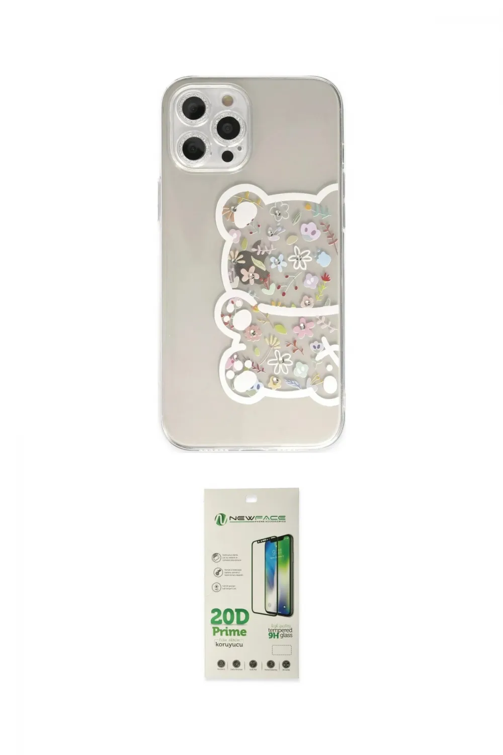 ieg™ iPhone 12 Pro Max Kılıf Eksen Asil Prime - Siyah 20D Premium Cam Ekran Koruyucu