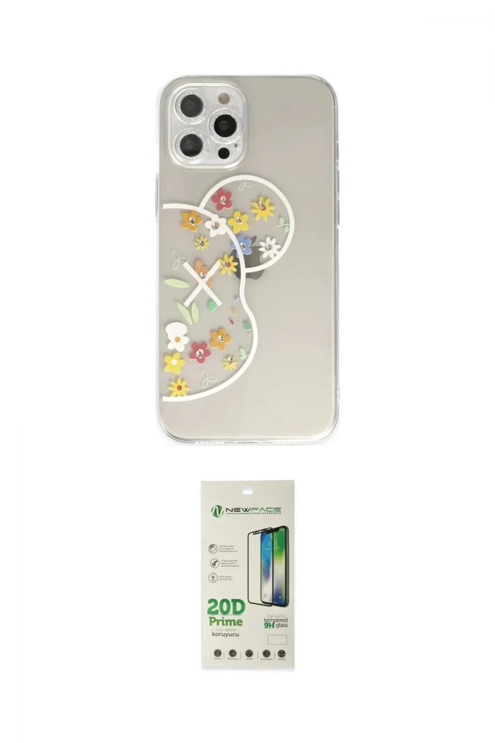 ieg™ iPhone 12 Pro Max Kılıf Eksen Asil Prime - Siyah 20D Premium Cam Ekran Koruyucu