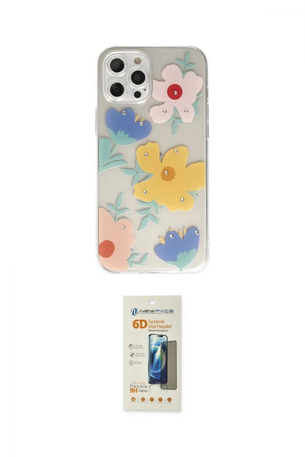 ieg™ iPhone 12 Pro Max Kılıf Eksen Asil Prime - Siyah 6D Mat Seramik Hayalet Nano Ekran Koruyucu