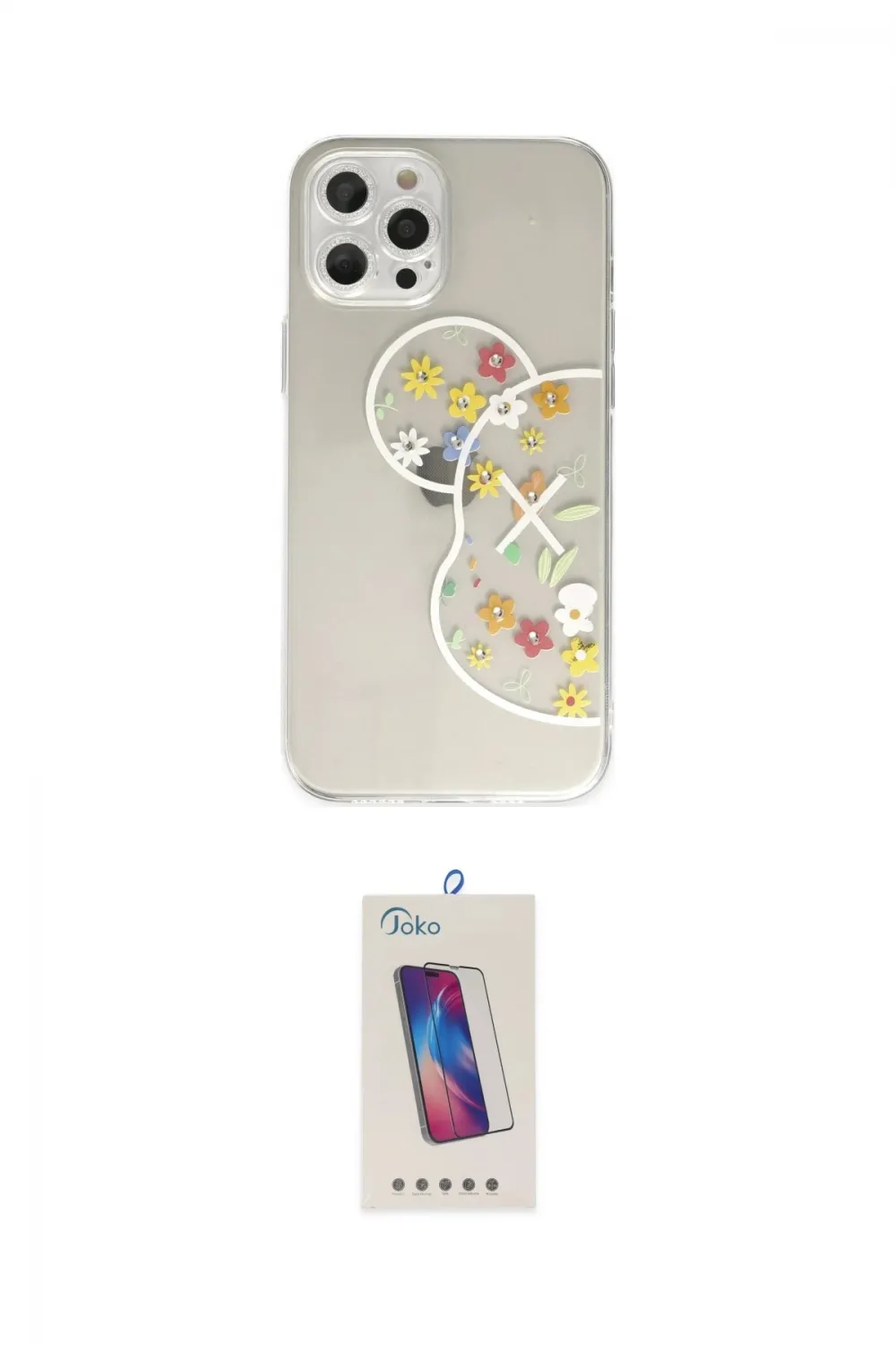 ieg™ iPhone 12 Pro Max Kılıf Eksen Asil Prime - Siyah Joko 5D Cam