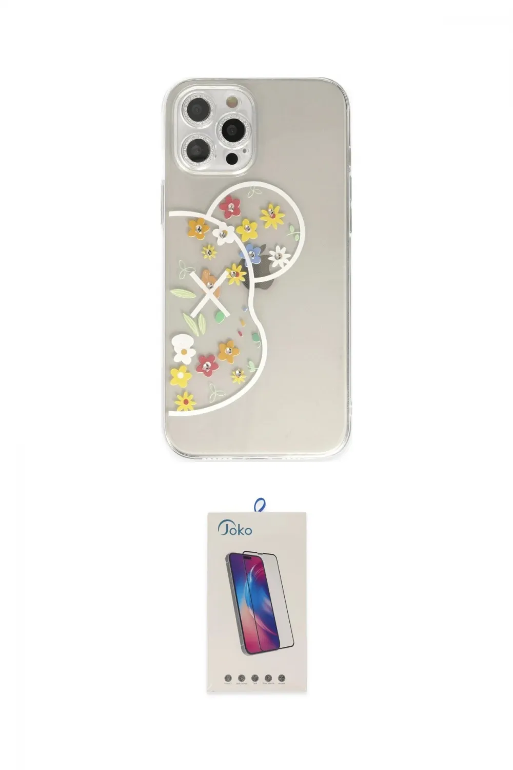 ieg™ iPhone 12 Pro Max Kılıf Eksen Asil Prime - Siyah Joko 5D Cam
