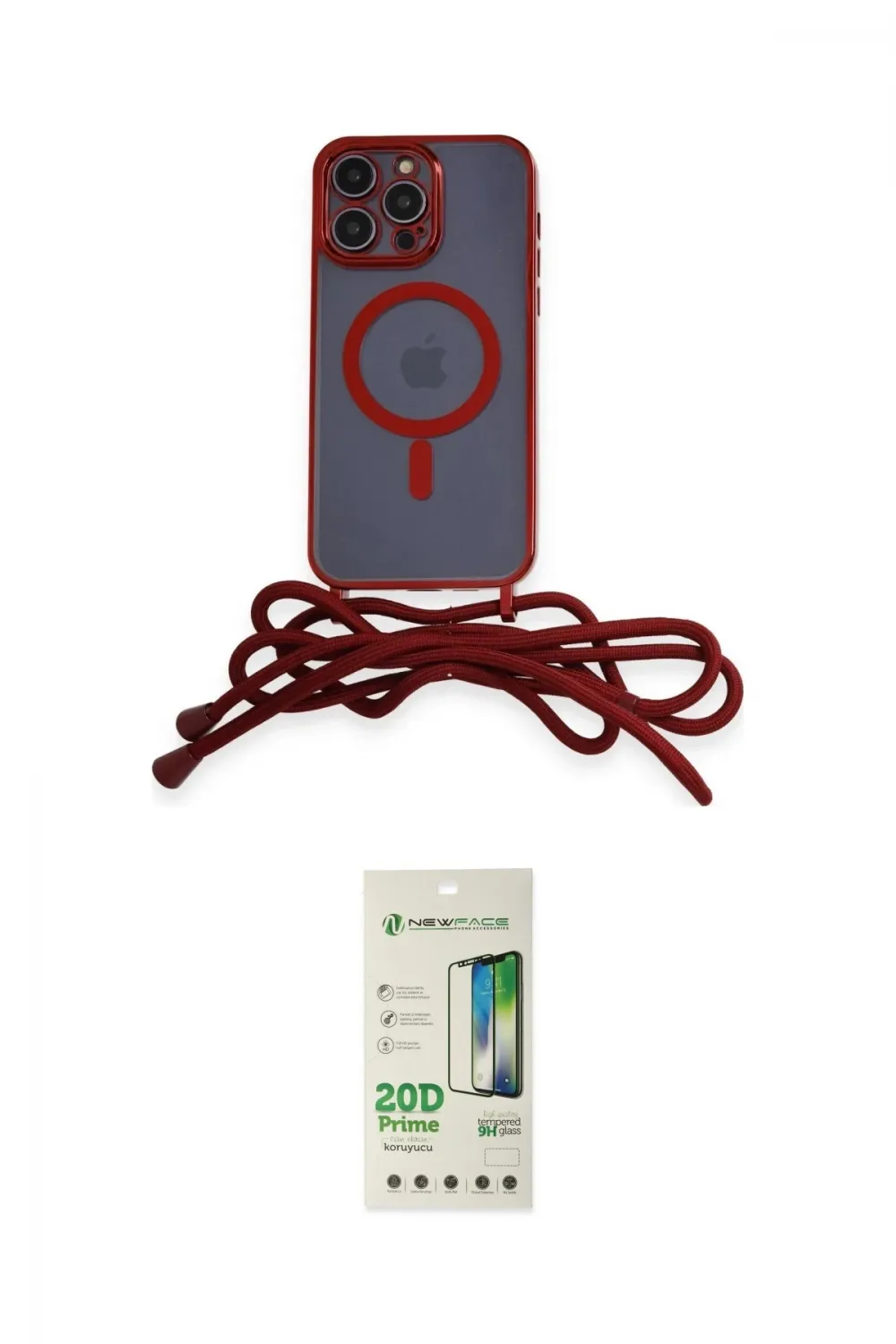 ieg™ iPhone 12 Pro Max Kılıf Eksen Özel Seri - Siyah 20D Premium Cam Ekran Koruyucu