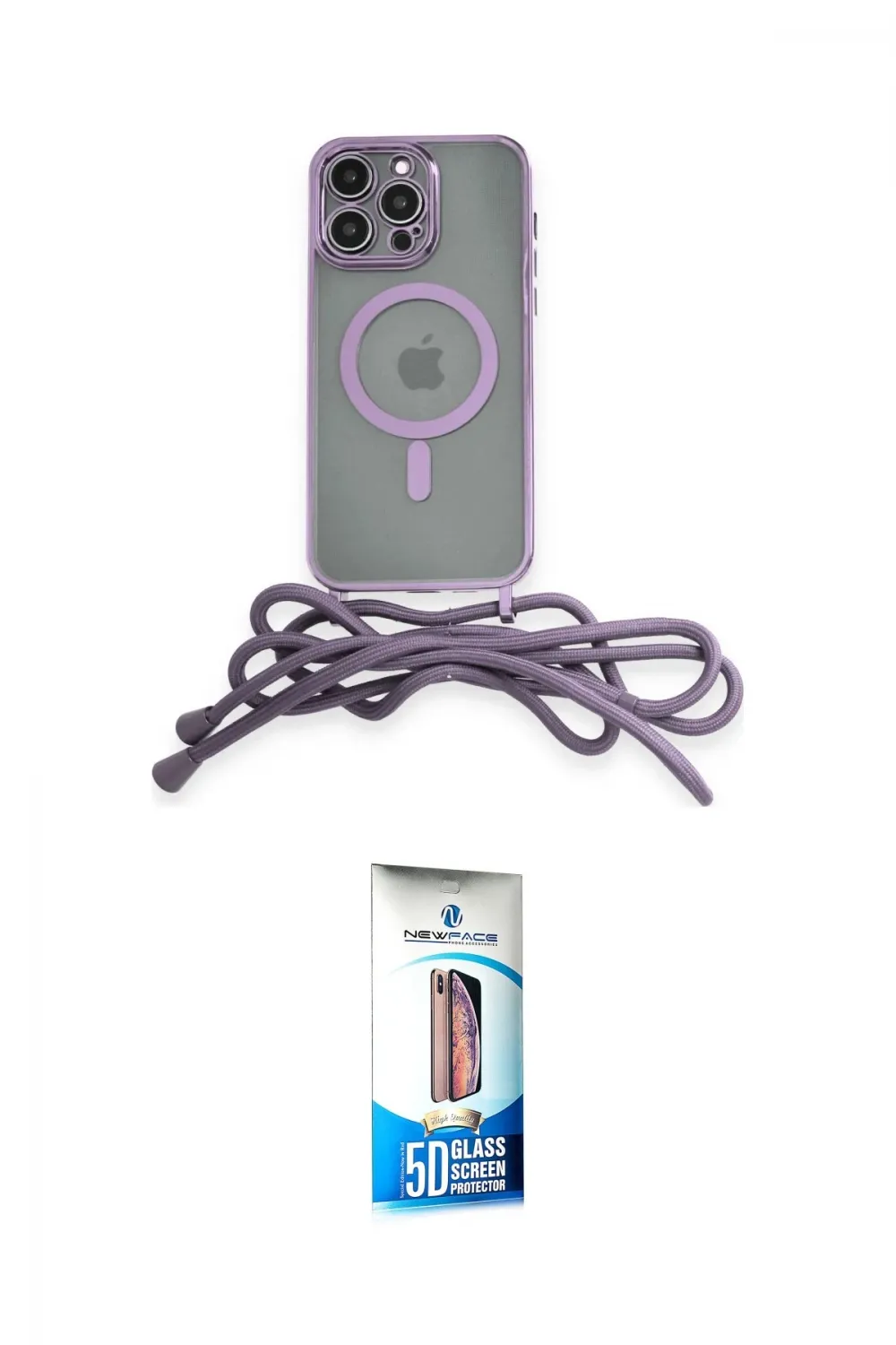 ieg™ iPhone 12 Pro Max Kılıf Eksen Özel Seri - Siyah 5D Eko Cam Ekran Koruyucu