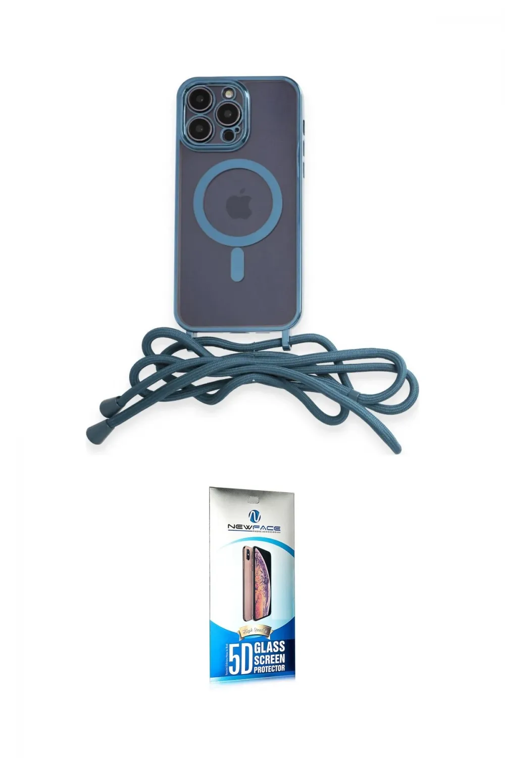 ieg™ iPhone 12 Pro Max Kılıf Eksen Özel Seri - Siyah 5D Eko Cam Ekran Koruyucu