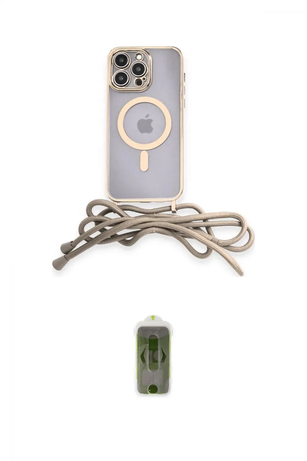 ieg™ iPhone 12 Pro Max Kılıf Eksen Özel Seri - Siyah Joko Magic 5D Hayalet Cam