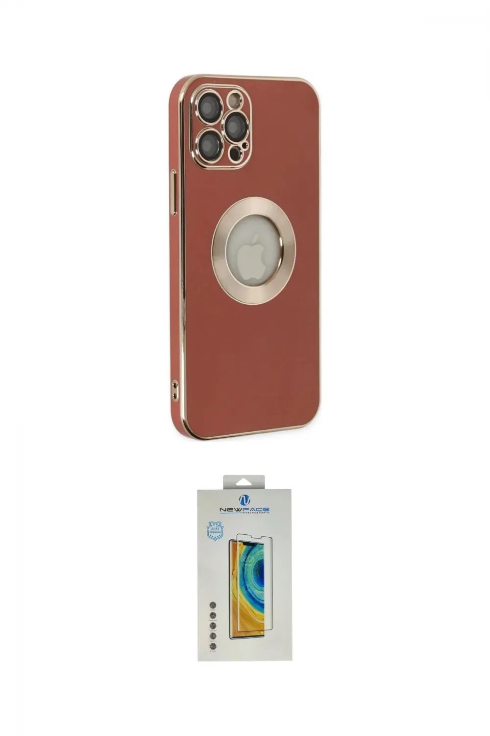 ieg™ iPhone 12 Pro Max Kılıf İz Form Serisi - Siyah Polymer Nano Ekran Koruyucu
