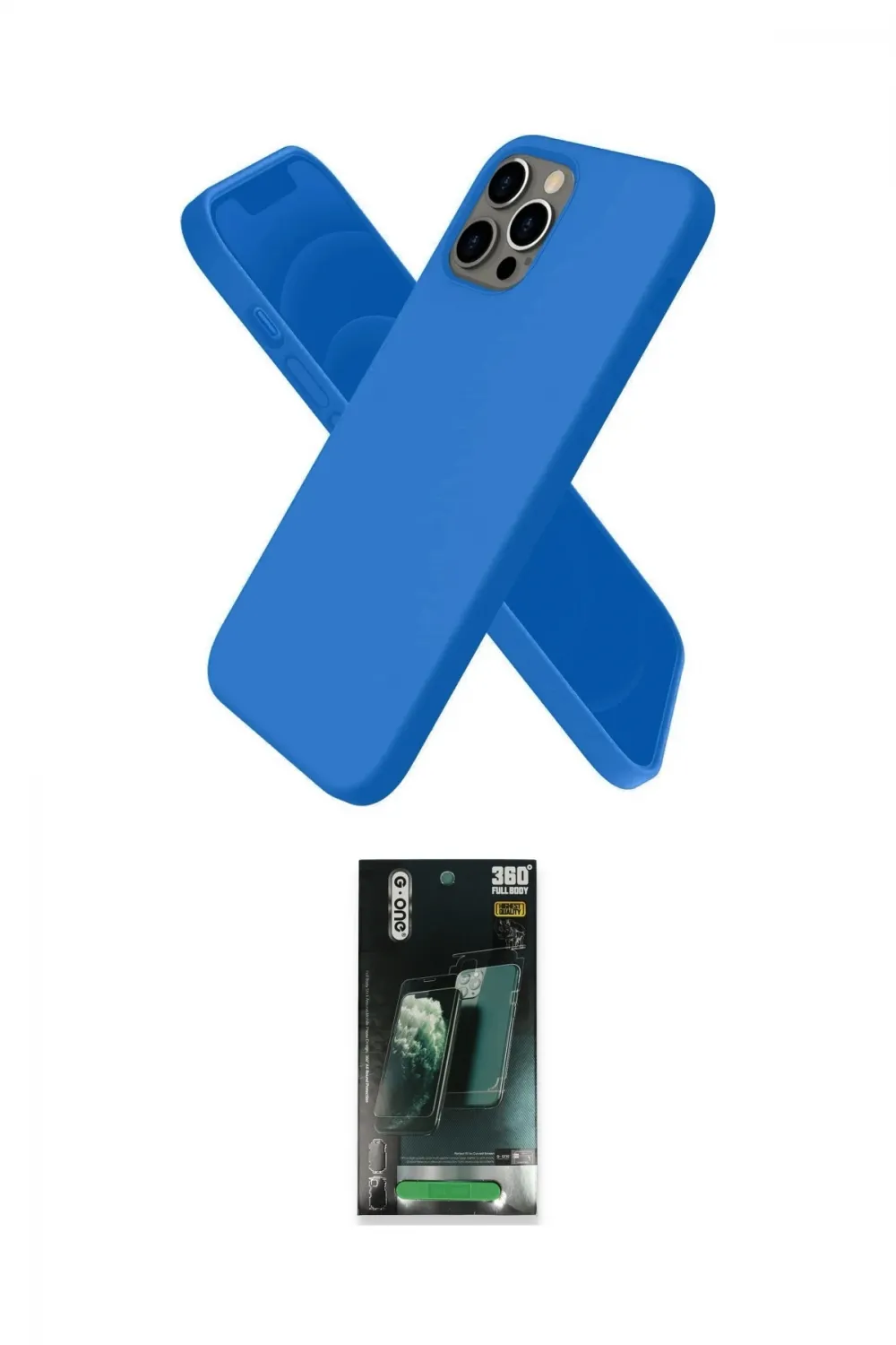 ieg™ iPhone 12 Pro Max Kılıf Kozmos Yansıma Özel Seri - Şeffaf 360 Full Body Arka Koruyucu