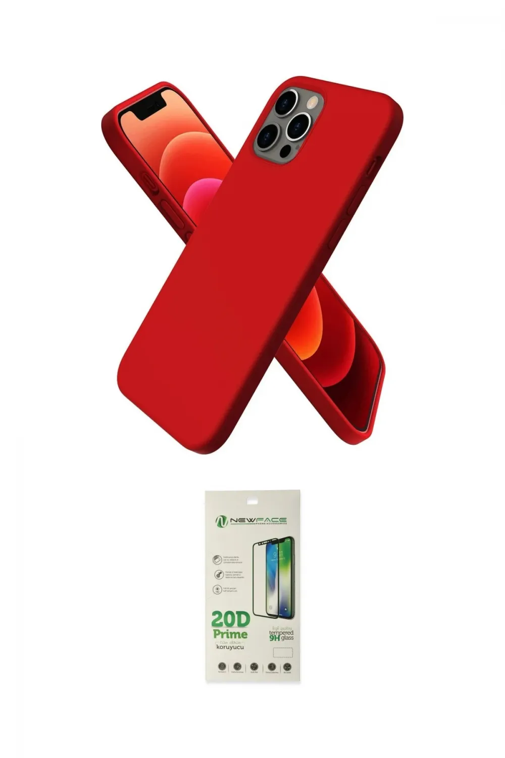 ieg™ iPhone 12 Pro Max Kılıf Kozmos Yansıma Özel Seri - Siyah 20D Premium Cam Ekran Koruyucu