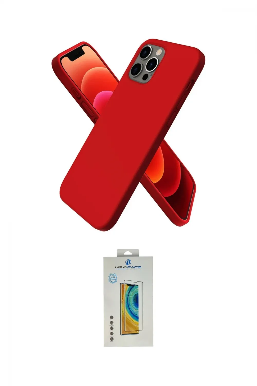 ieg™ iPhone 12 Pro Max Kılıf Kozmos Yansıma Özel Seri - Siyah Polymer Nano Ekran Koruyucu
