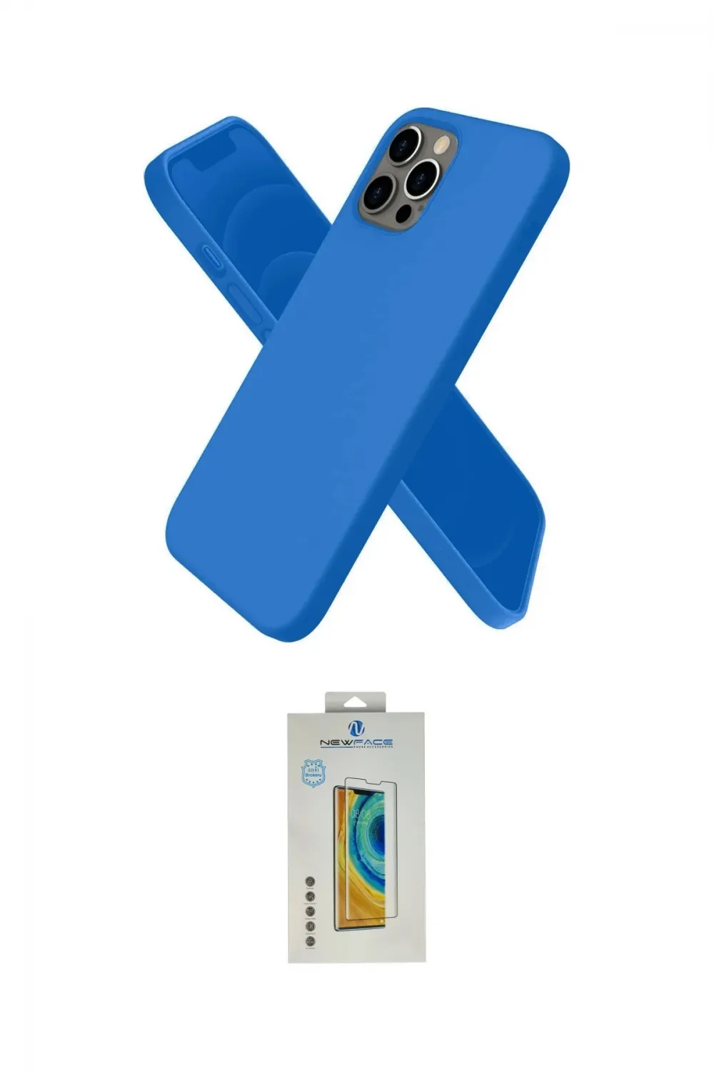 ieg™ iPhone 12 Pro Max Kılıf Kozmos Yansıma Özel Seri - Siyah Polymer Nano Ekran Koruyucu