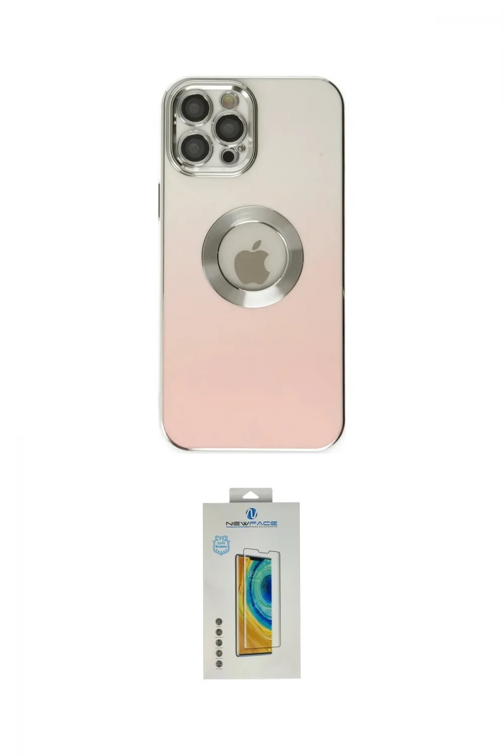 ieg™ iPhone 12 Pro Max Kılıf Kutup Yansıma Özel Seri - Siyah Polymer Nano Ekran Koruyucu