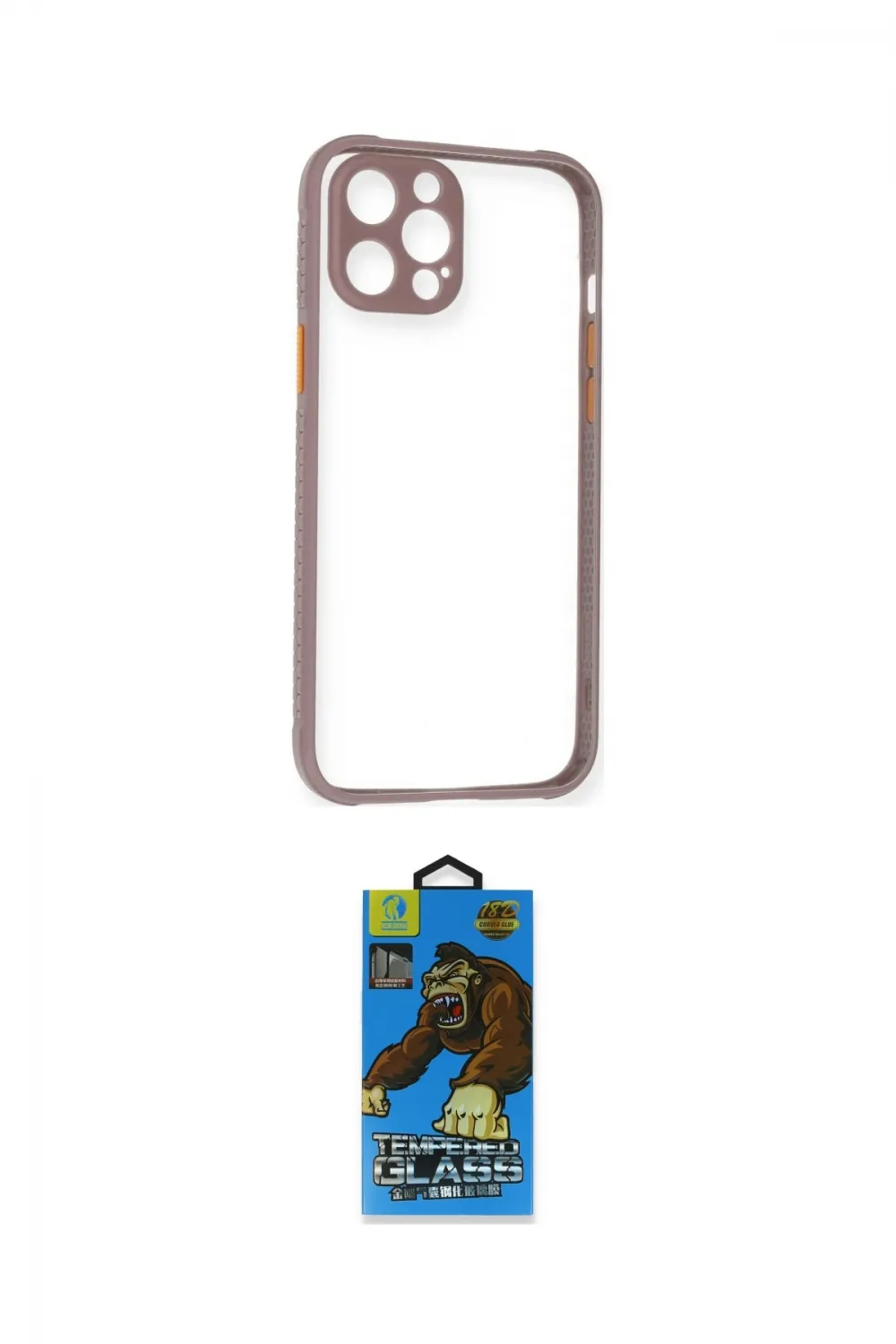 ieg™ iPhone 12 Pro Max Kılıf Nova Asil Özel Seri - Siyah 18D Cam Ekran Koruyucu