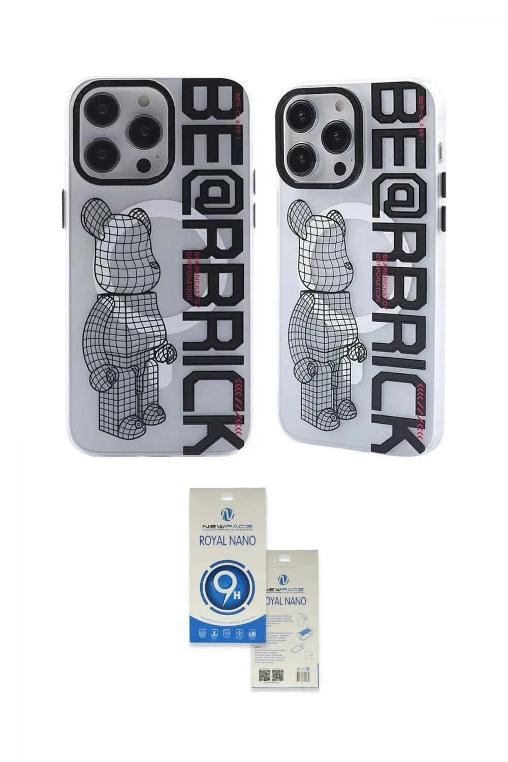 ieg™ iPhone 12 Pro Max Kılıf Nova Doku Koleksiyonu - Şeffaf Royal Nano Ekran Koruyucu