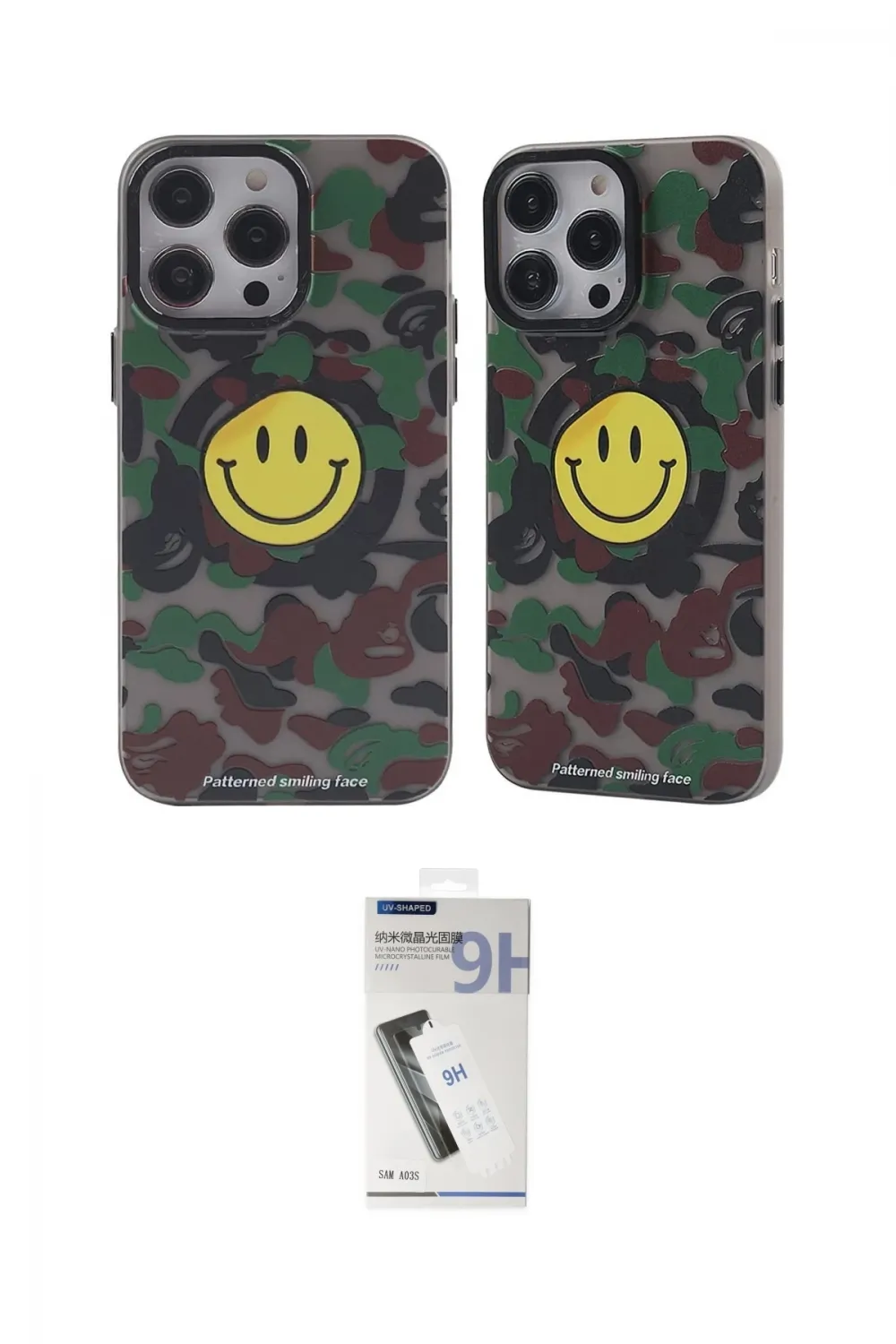 ieg™ iPhone 12 Pro Max Kılıf Nova Doku Koleksiyonu - Şeffaf Uv Polymer Nano Ekran Koruyucu