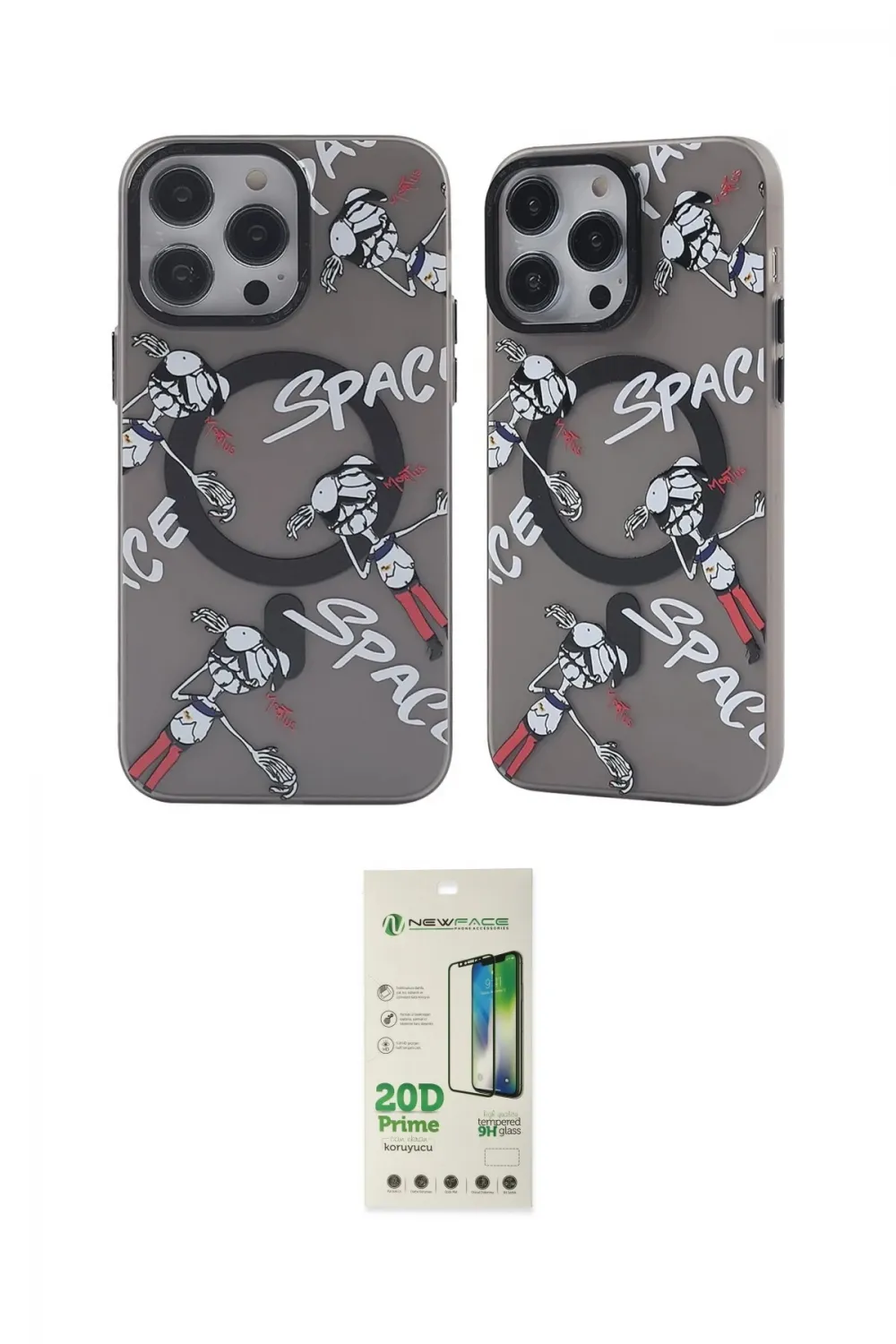 ieg™ iPhone 12 Pro Max Kılıf Nova Doku Koleksiyonu - Siyah 20D Premium Cam Ekran Koruyucu